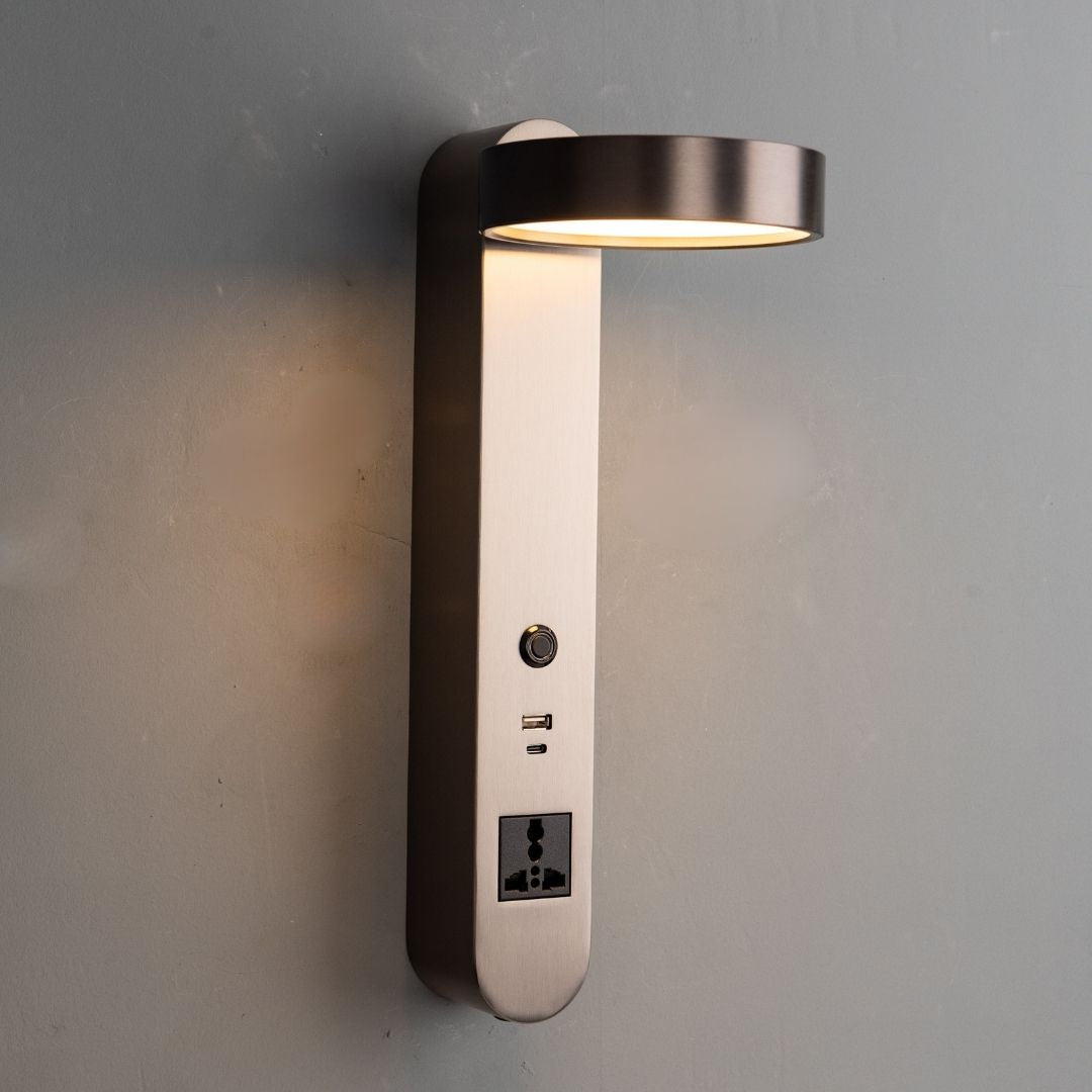 Cookie Hotel Style Headboard/ Wall Reading Lamp Cookie-Ez-WL(B)-28AB -  Wall Lamps - ebarza Furniture UAE | Shop Modern Furniture in Abu Dhabi & Dubai - مفروشات ايبازرا في الامارات | تسوق اثاث عصري وديكورات مميزة في دبي وابوظبي