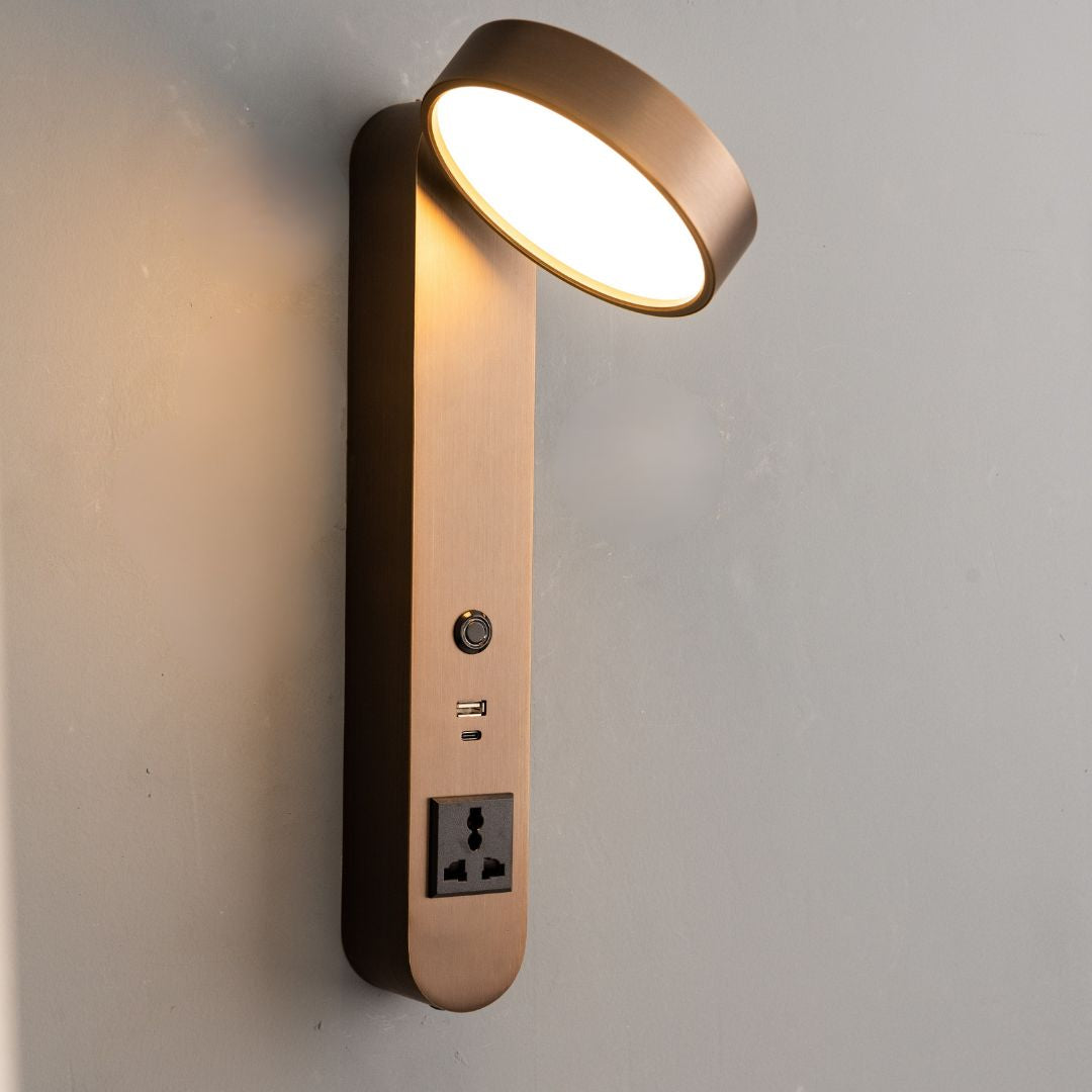 Cookie Hotel Style Headboard/ Wall Reading Lamp Cookie-Ez-WL(B)-28AB -  Wall Lamps - ebarza Furniture UAE | Shop Modern Furniture in Abu Dhabi & Dubai - مفروشات ايبازرا في الامارات | تسوق اثاث عصري وديكورات مميزة في دبي وابوظبي
