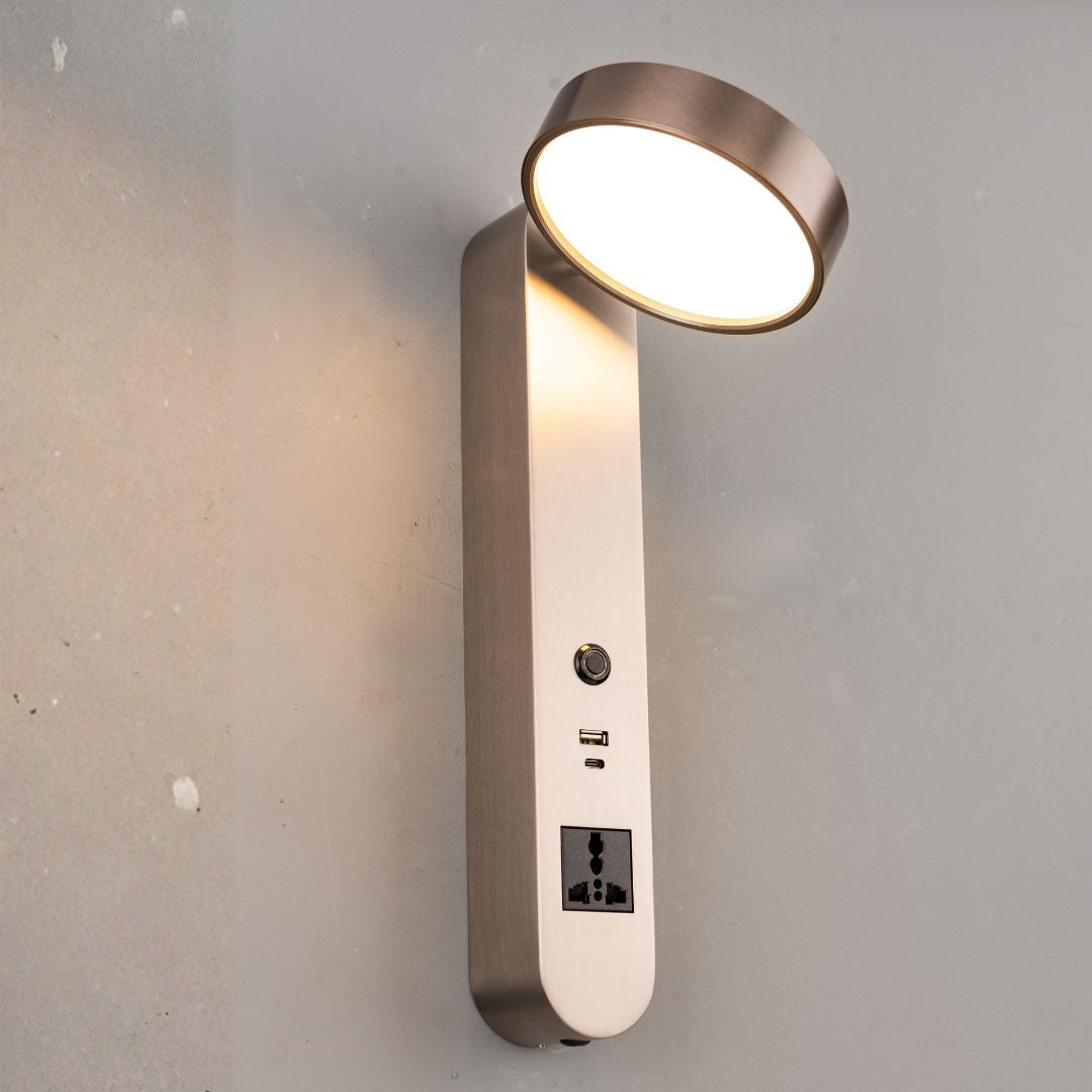 Cookie Hotel Style Headboard/ Wall Reading Lamp Cookie-Ez-WL(B)-28AB -  Wall Lamps - ebarza Furniture UAE | Shop Modern Furniture in Abu Dhabi & Dubai - مفروشات ايبازرا في الامارات | تسوق اثاث عصري وديكورات مميزة في دبي وابوظبي