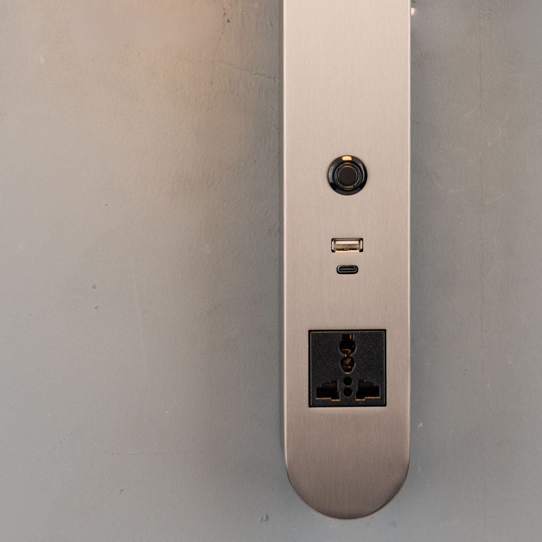 Cookie Hotel Style Headboard/ Wall Reading Lamp Cookie-Ez-WL(B)-28AB -  Wall Lamps - ebarza Furniture UAE | Shop Modern Furniture in Abu Dhabi & Dubai - مفروشات ايبازرا في الامارات | تسوق اثاث عصري وديكورات مميزة في دبي وابوظبي