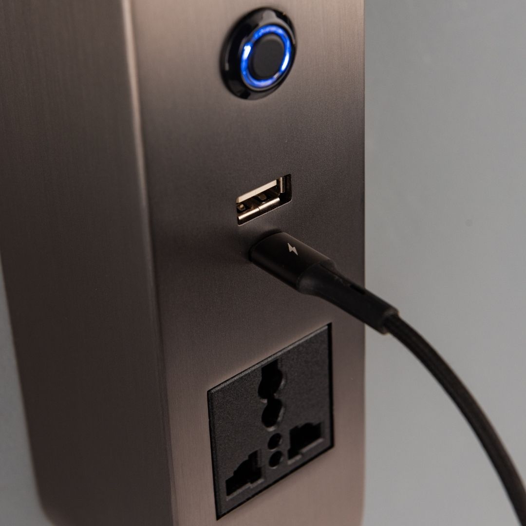 Cookie Hotel Style Headboard/ Wall Reading Lamp Cookie-Ez-WL(B)-28AB -  Wall Lamps - ebarza Furniture UAE | Shop Modern Furniture in Abu Dhabi & Dubai - مفروشات ايبازرا في الامارات | تسوق اثاث عصري وديكورات مميزة في دبي وابوظبي