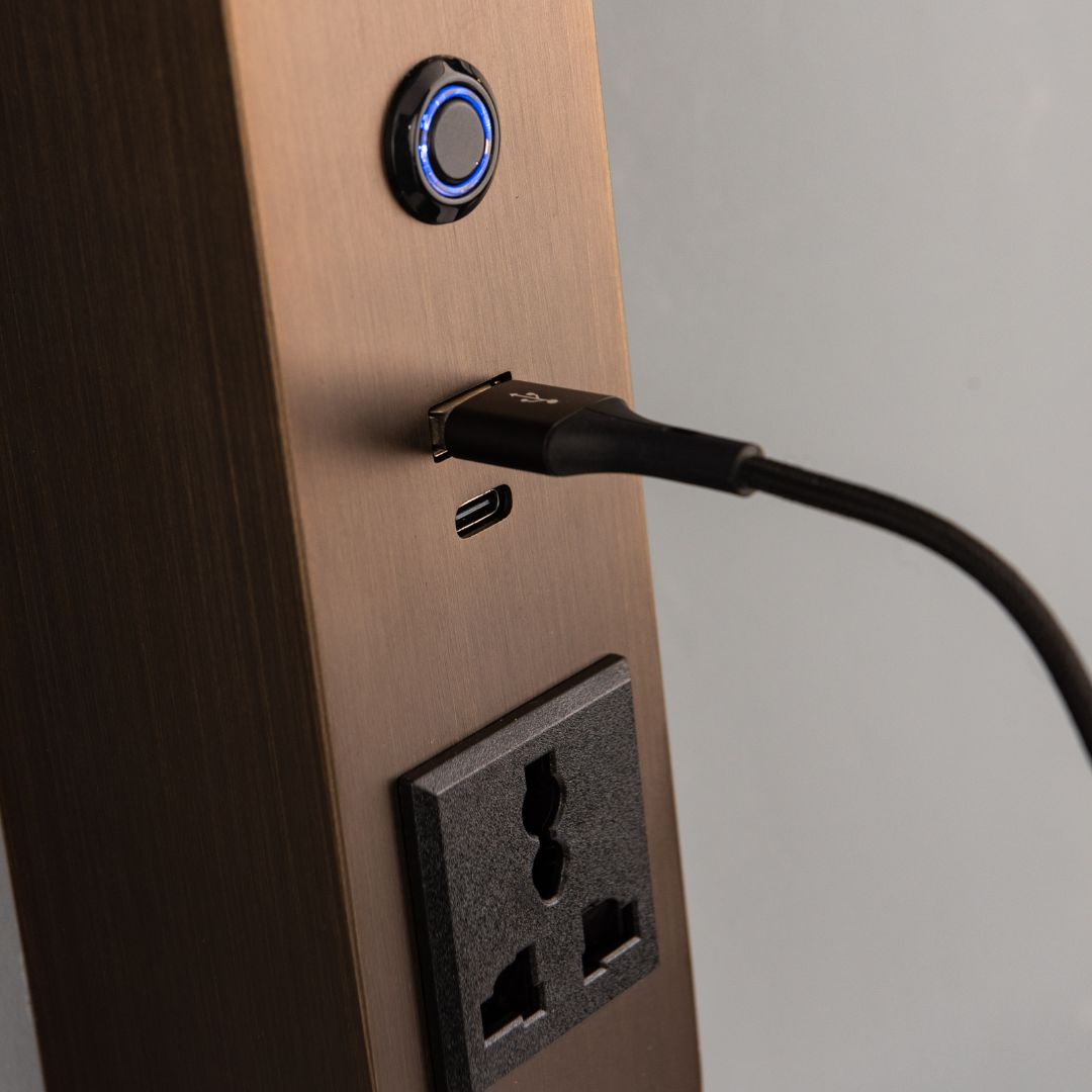 Cookie Hotel Style Headboard/ Wall Reading Lamp Cookie-Ez-WL(B)-28AB -  Wall Lamps - ebarza Furniture UAE | Shop Modern Furniture in Abu Dhabi & Dubai - مفروشات ايبازرا في الامارات | تسوق اثاث عصري وديكورات مميزة في دبي وابوظبي