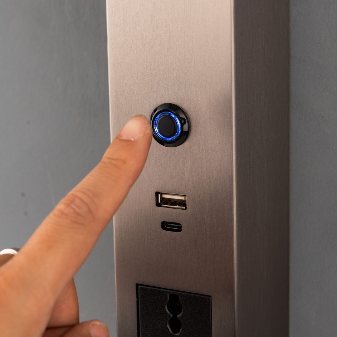 Cookie Hotel Style Headboard/ Wall Reading Lamp Cookie-Ez-WL(B)-28AB -  Wall Lamps - ebarza Furniture UAE | Shop Modern Furniture in Abu Dhabi & Dubai - مفروشات ايبازرا في الامارات | تسوق اثاث عصري وديكورات مميزة في دبي وابوظبي