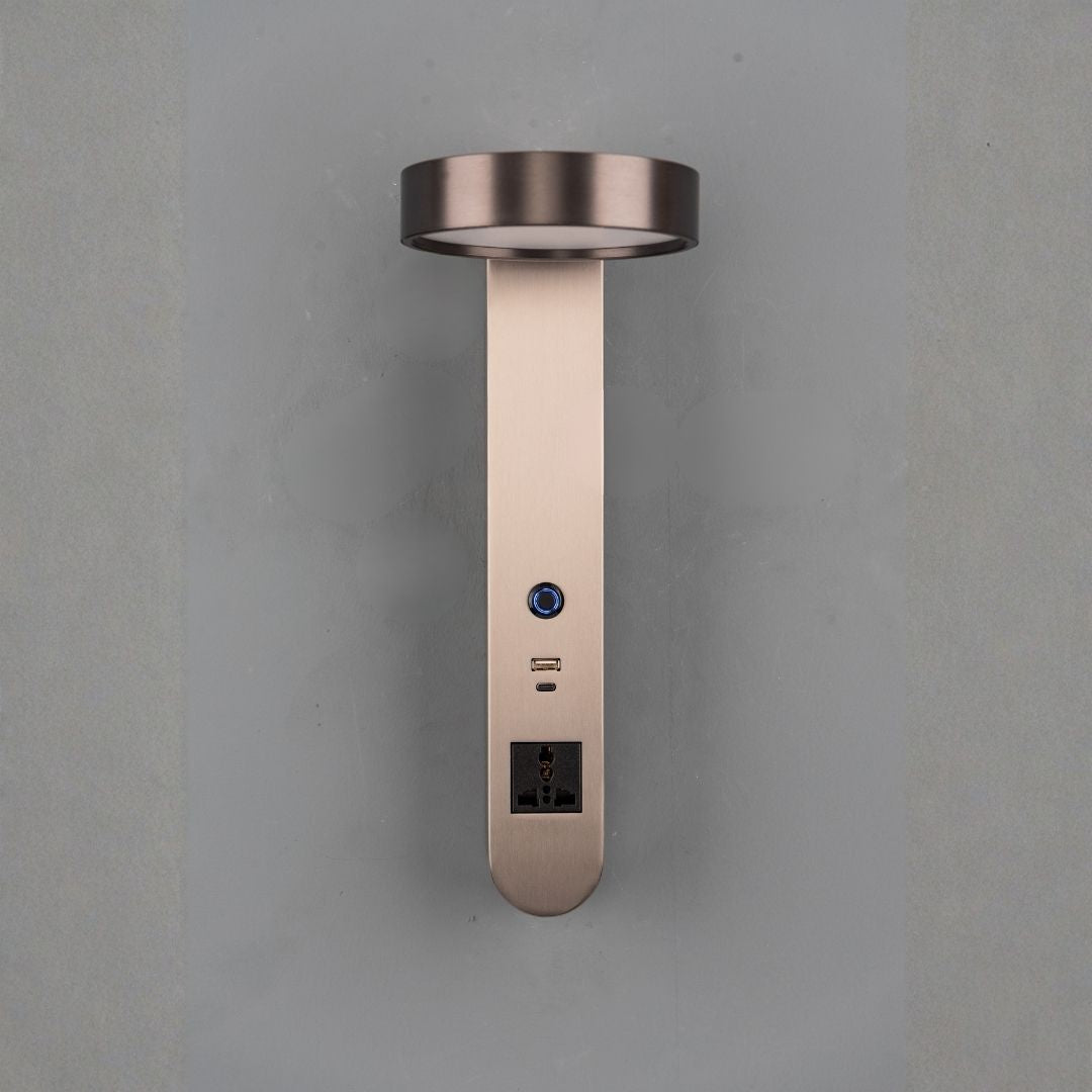 Cookie Hotel Style Headboard/ Wall Reading Lamp Cookie-Ez-WL(B)-28AB -  Wall Lamps - ebarza Furniture UAE | Shop Modern Furniture in Abu Dhabi & Dubai - مفروشات ايبازرا في الامارات | تسوق اثاث عصري وديكورات مميزة في دبي وابوظبي