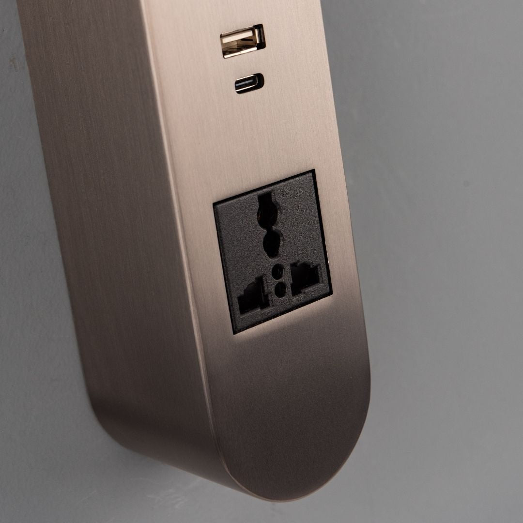 Cookie Hotel Style Headboard/ Wall Reading Lamp Cookie-Ez-WL(B)-28AB -  Wall Lamps - ebarza Furniture UAE | Shop Modern Furniture in Abu Dhabi & Dubai - مفروشات ايبازرا في الامارات | تسوق اثاث عصري وديكورات مميزة في دبي وابوظبي