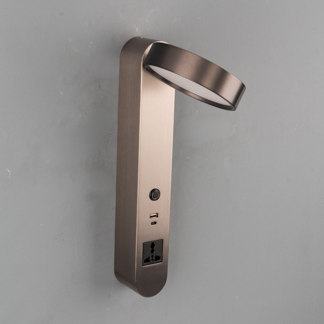 Cookie Hotel Style Headboard/ Wall Reading Lamp Cookie-Ez-WL(B)-28AB -  Wall Lamps - ebarza Furniture UAE | Shop Modern Furniture in Abu Dhabi & Dubai - مفروشات ايبازرا في الامارات | تسوق اثاث عصري وديكورات مميزة في دبي وابوظبي