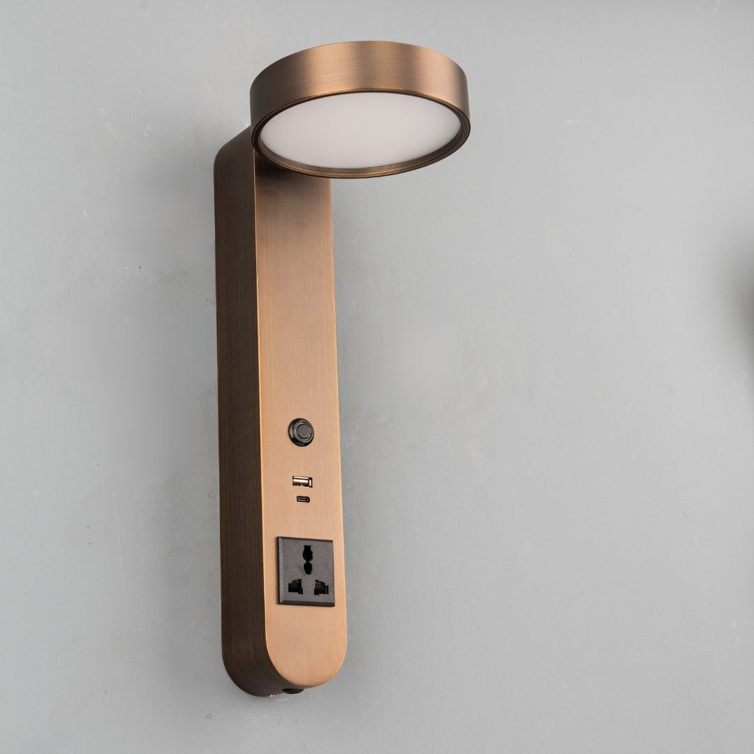 Cookie Hotel Style Headboard/ Wall Reading Lamp Cookie-Ez-WL(B)-28AB -  Wall Lamps - ebarza Furniture UAE | Shop Modern Furniture in Abu Dhabi & Dubai - مفروشات ايبازرا في الامارات | تسوق اثاث عصري وديكورات مميزة في دبي وابوظبي