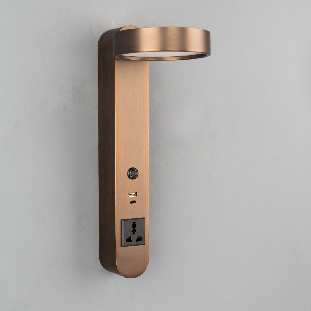 Cookie Hotel Style Headboard/ Wall Reading Lamp Cookie-Ez-WL(B)-28AB -  Wall Lamps - ebarza Furniture UAE | Shop Modern Furniture in Abu Dhabi & Dubai - مفروشات ايبازرا في الامارات | تسوق اثاث عصري وديكورات مميزة في دبي وابوظبي