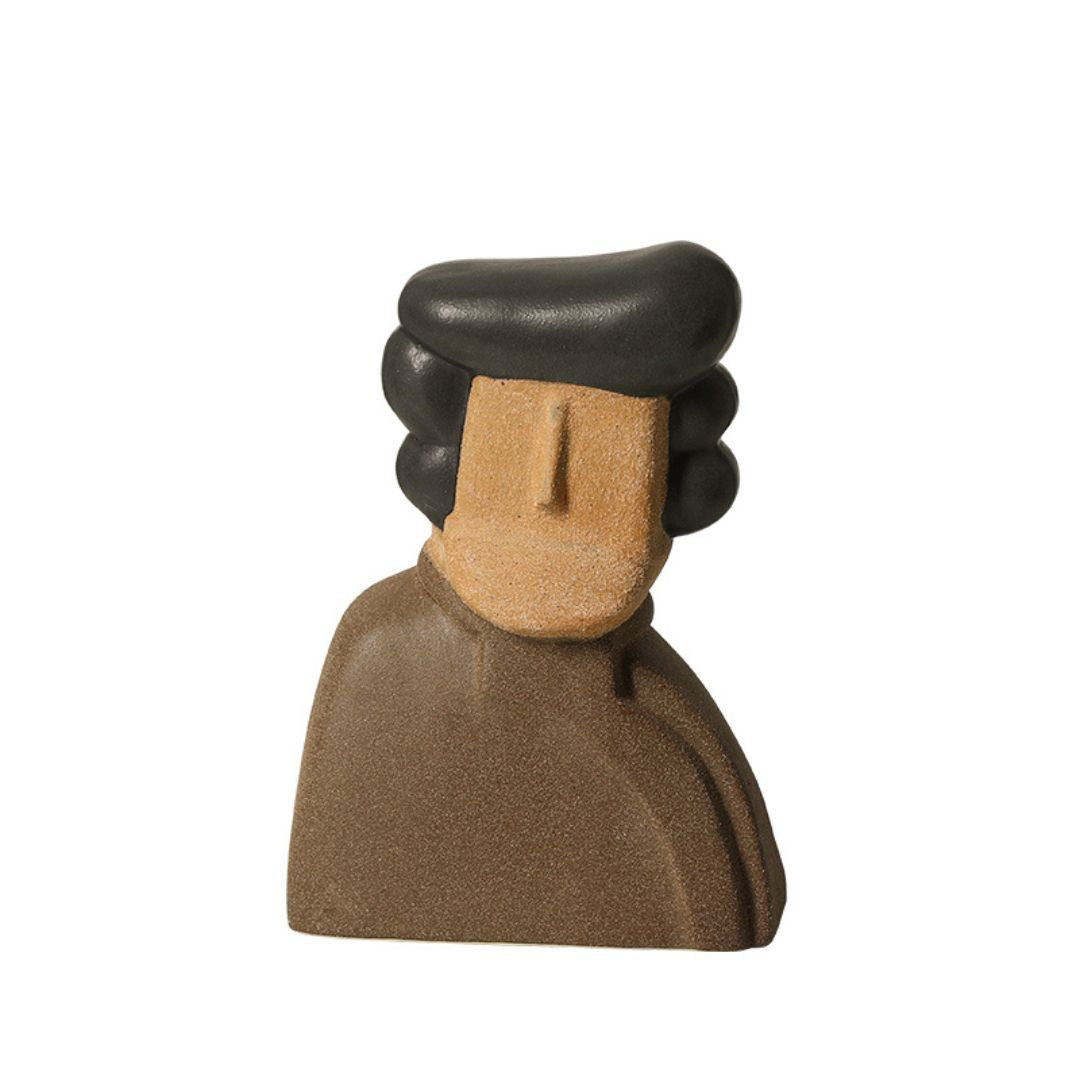 Pre-order 45 Days Delivery Cool Hair Men Hand-Painted Ceramic Sculpture - C FF-D25096C -  Home Decor Figurines - ebarza Furniture UAE | Shop Modern Furniture in Abu Dhabi & Dubai - مفروشات ايبازرا في الامارات | تسوق اثاث عصري وديكورات مميزة في دبي وابوظبي