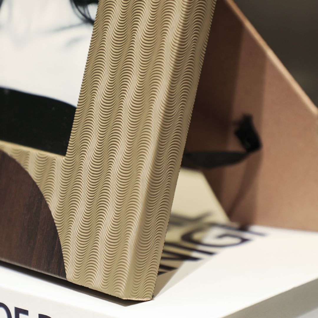 Corrugated Photo Frame -Green - FB-PG24009B -  Photo Frames - ebarza Furniture UAE | Shop Modern Furniture in Abu Dhabi & Dubai - مفروشات ايبازرا في الامارات | تسوق اثاث عصري وديكورات مميزة في دبي وابوظبي