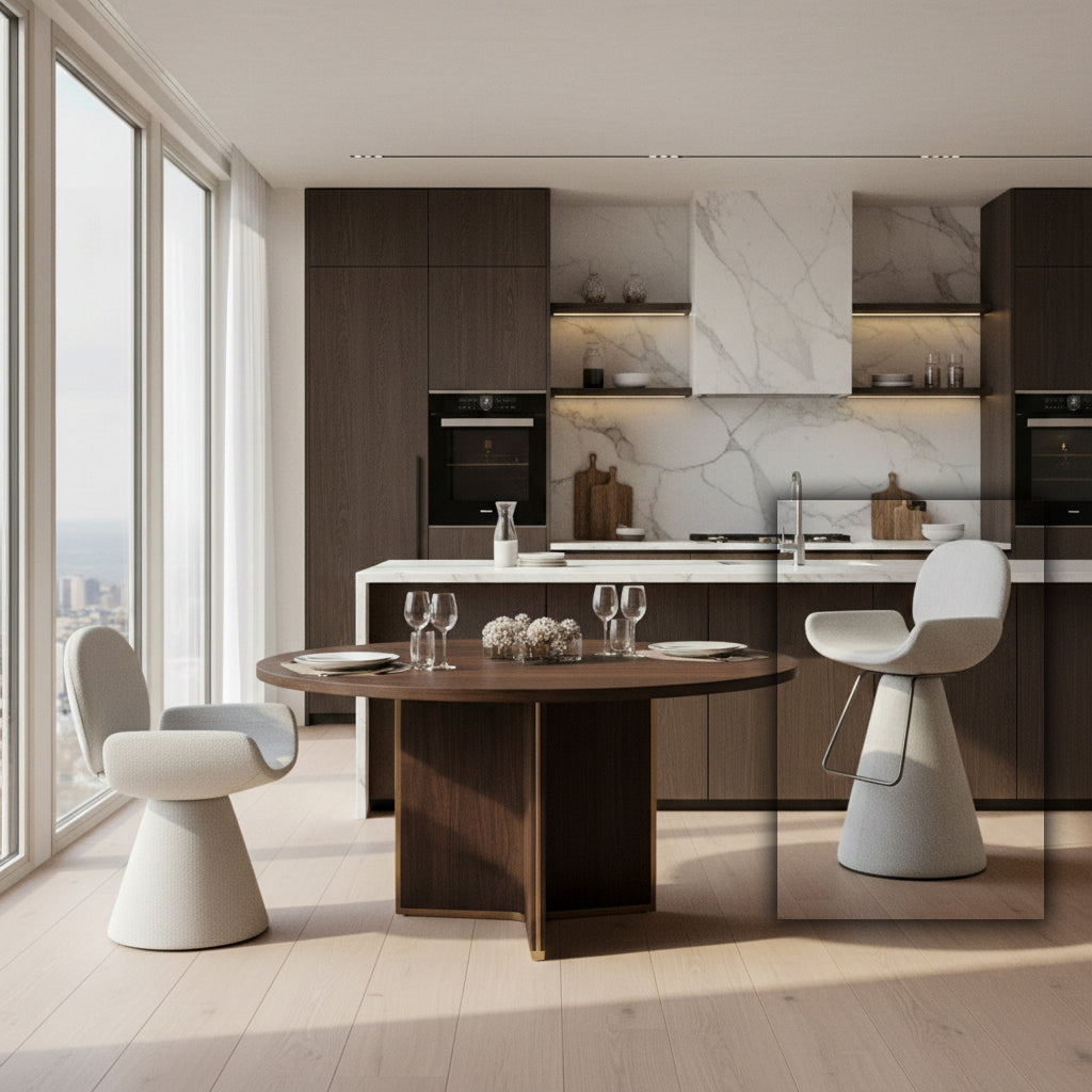 PS-B195-B - Gray - كرسي بار كوف - رمادي