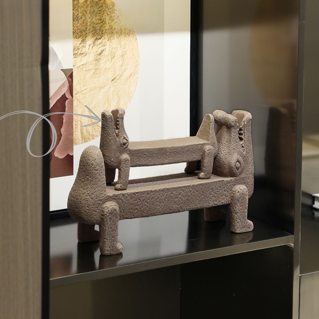 Crocodile Ornament Resin -B FF-SZ24063B -  Home Decor Figurines - ebarza Furniture UAE | Shop Modern Furniture in Abu Dhabi & Dubai - مفروشات ايبازرا في الامارات | تسوق اثاث عصري وديكورات مميزة في دبي وابوظبي