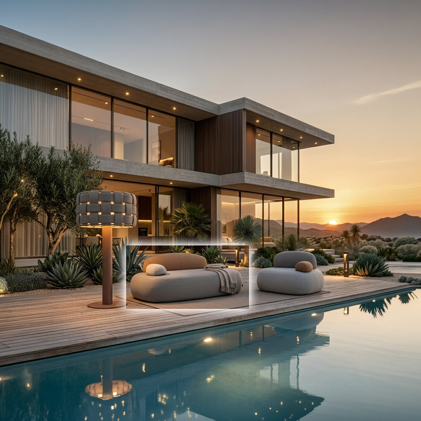 Cumulus Outdoor 2-SEATER Sofa DV-R-SC1 + DV-R-BC3+DV-R-BC4 -  Outdoor Sofas - ebarza Furniture UAE | Shop Modern Furniture in Abu Dhabi & Dubai - مفروشات ايبازرا في الامارات | تسوق اثاث عصري وديكورات مميزة في دبي وابوظبي