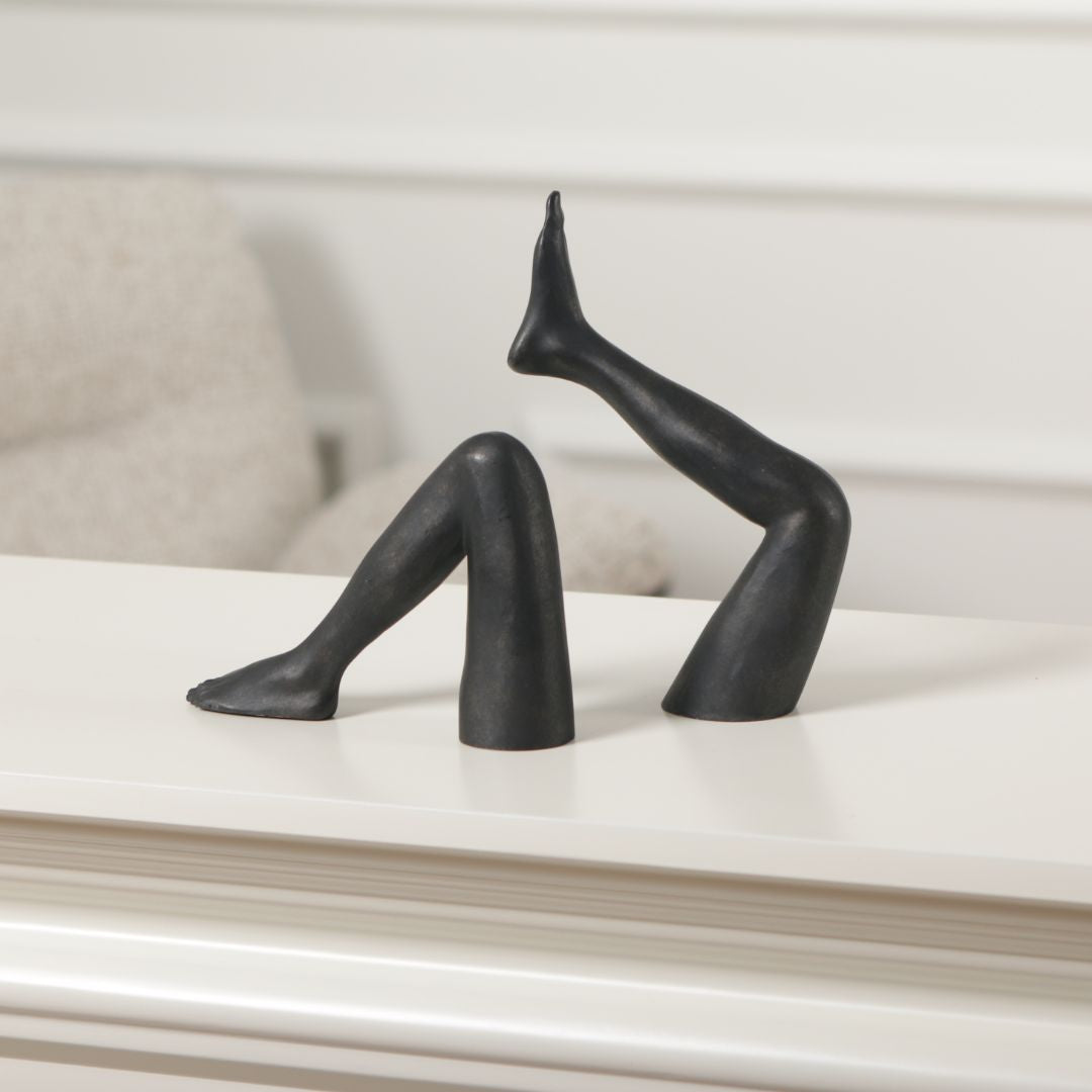 Pre-order 15 Days Delivery Curved Legs Sculpture KA5107A -  Home Decor Figurines - ebarza Furniture UAE | Shop Modern Furniture in Abu Dhabi & Dubai - مفروشات ايبازرا في الامارات | تسوق اثاث عصري وديكورات مميزة في دبي وابوظبي