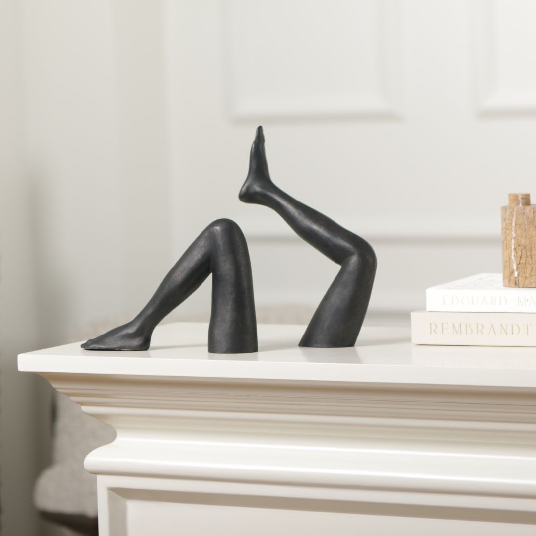 Pre-order 15 Days Delivery Curved Legs Sculpture KA5107A -  Home Decor Figurines - ebarza Furniture UAE | Shop Modern Furniture in Abu Dhabi & Dubai - مفروشات ايبازرا في الامارات | تسوق اثاث عصري وديكورات مميزة في دبي وابوظبي