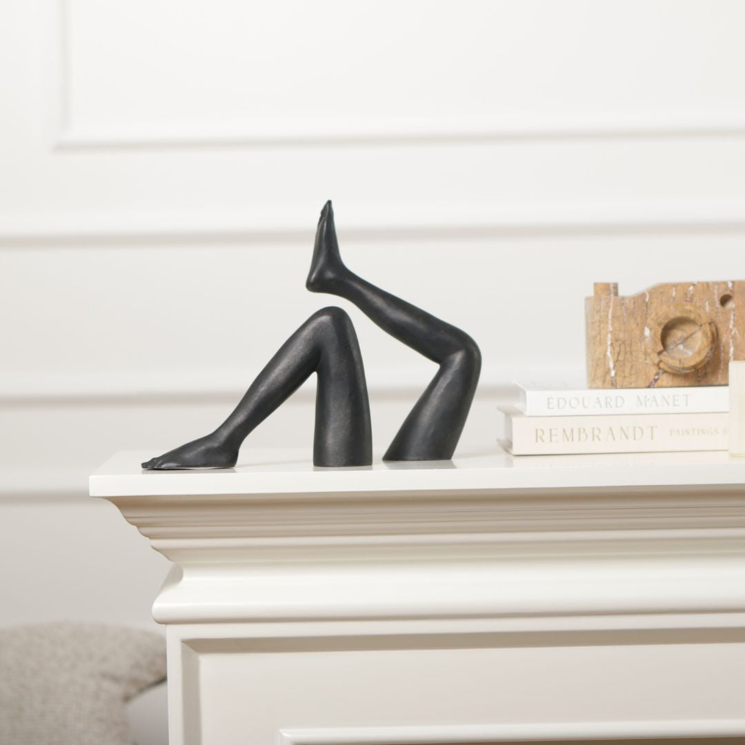 Pre-order 15 Days Delivery Curved Legs Sculpture KA5107A -  Home Decor Figurines - ebarza Furniture UAE | Shop Modern Furniture in Abu Dhabi & Dubai - مفروشات ايبازرا في الامارات | تسوق اثاث عصري وديكورات مميزة في دبي وابوظبي