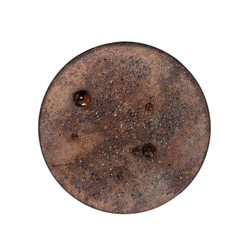 Handmade Nebula wall art with integrated lighting, 100 cm diameter, featuring vibrant colors and celestial design by BEACON.