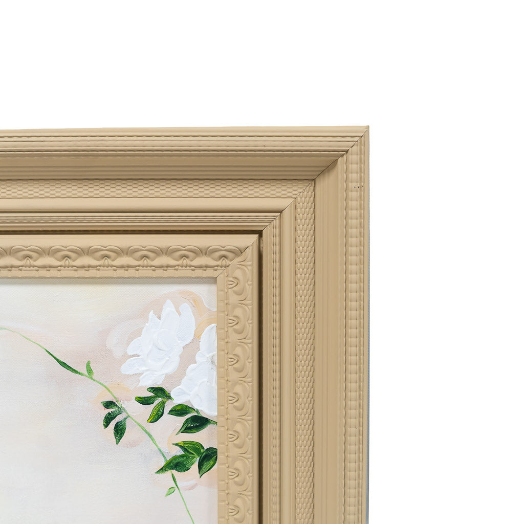 Ancora handmade wall art painting by BEACON, 45x50cm, featuring intricate brushwork and vibrant colors for home decor.