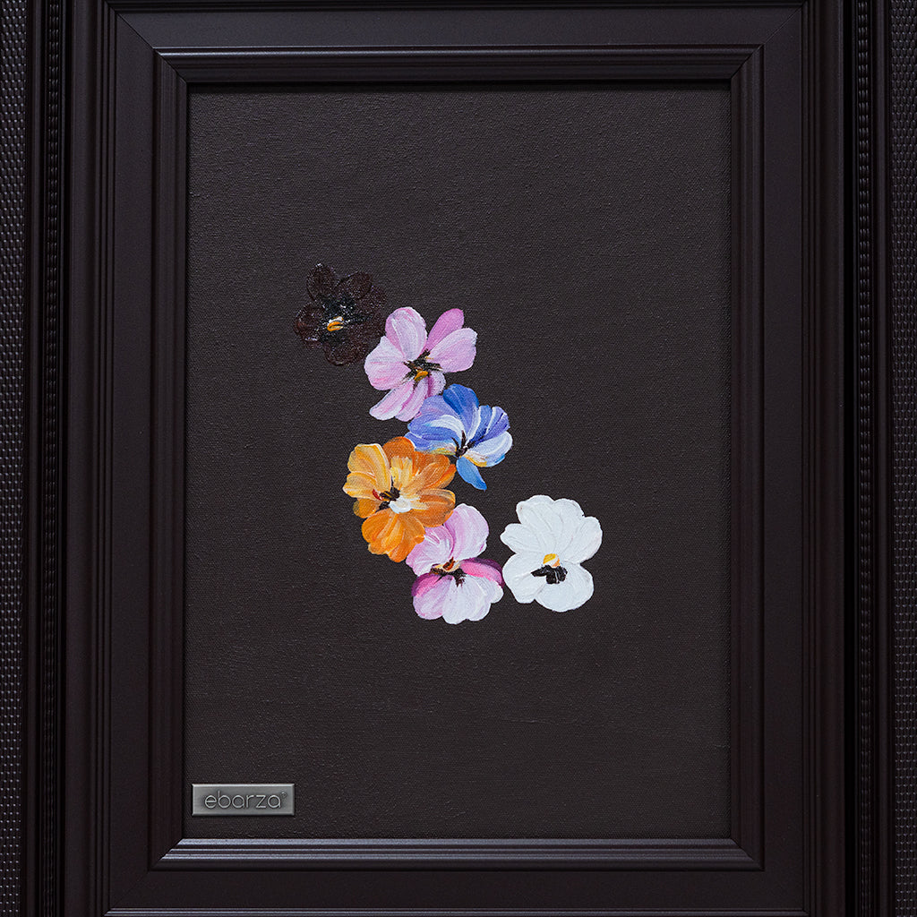Torque Handmade wall painting by BEACON, 50x60cm artwork featuring intricate designs on canvas.