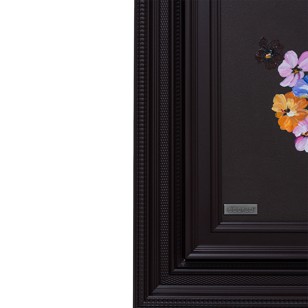 Torque Handmade wall painting art by BEACON, 50x60cm, featuring abstract design with vibrant colors on canvas.