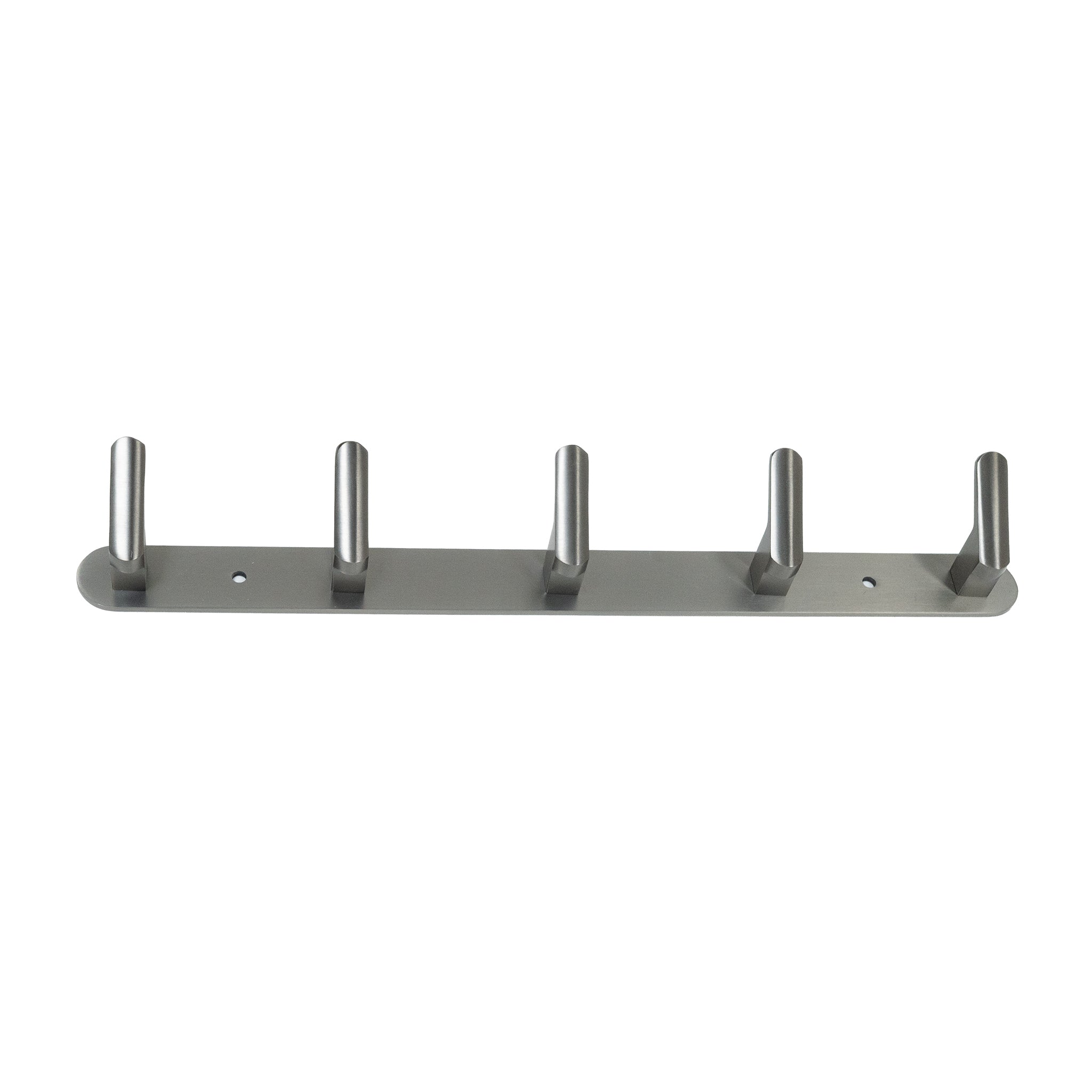 BEACON Penta 5-Wall Hooks in gun metal, towel hangers with five hooks, modern bathroom or kitchen wall mount, DSC09831