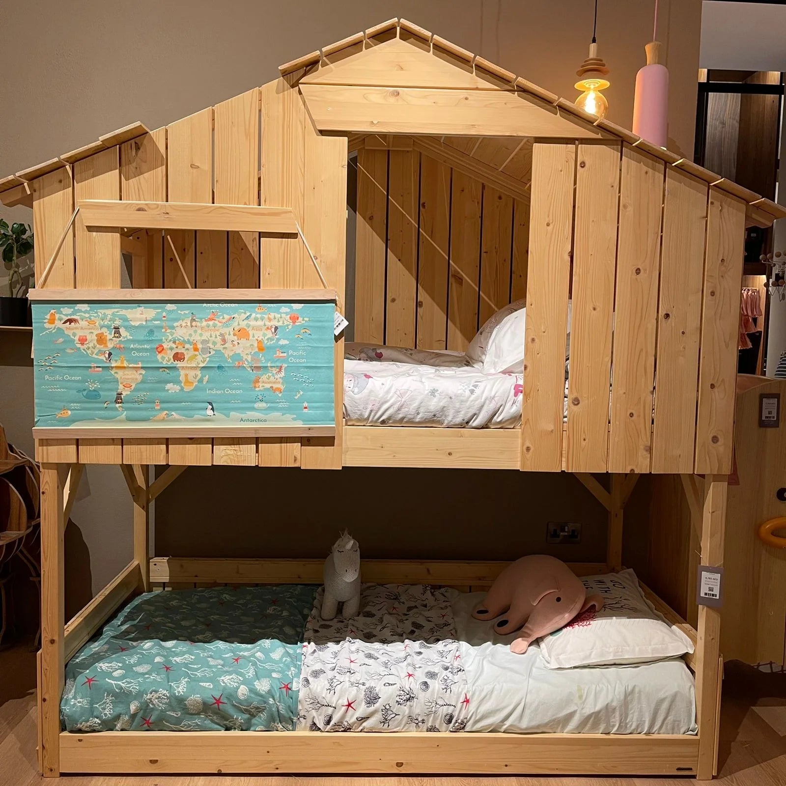 Display Item - Tree Double Kids Bed Et-C004-N - YAS -  DISPLAY ITEM - ebarza Furniture UAE | Shop Modern Furniture in Abu Dhabi & Dubai - مفروشات ايبازرا في الامارات | تسوق اثاث عصري وديكورات مميزة في دبي وابوظبي