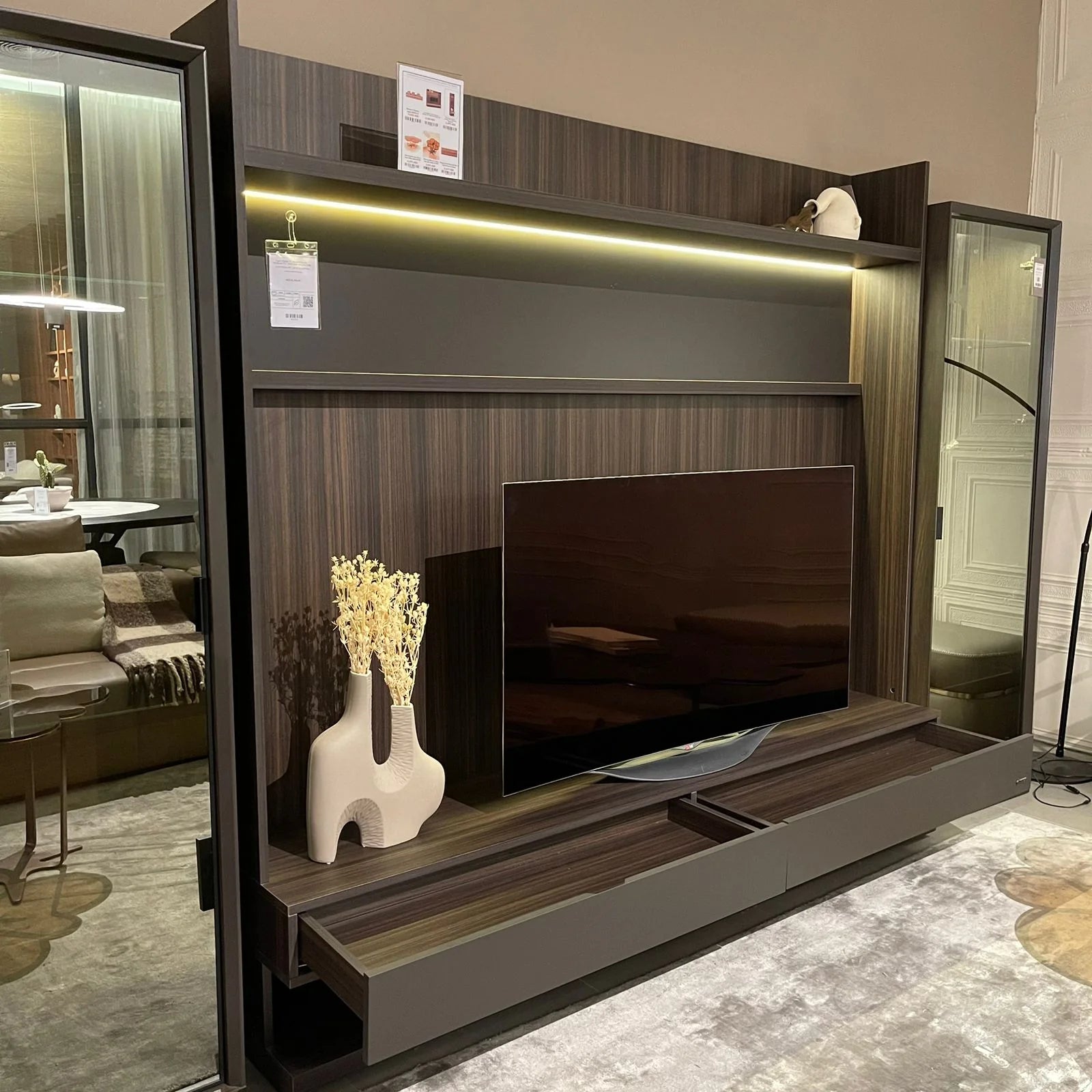 Display Item Lipa Middle T.V Block Module  - Modular TV / Wall Unit  YOLIPA-TVB - YAS -  DISPLAY ITEM - ebarza Furniture UAE | Shop Modern Furniture in Abu Dhabi & Dubai - مفروشات ايبازرا في الامارات | تسوق اثاث عصري وديكورات مميزة في دبي وابوظبي