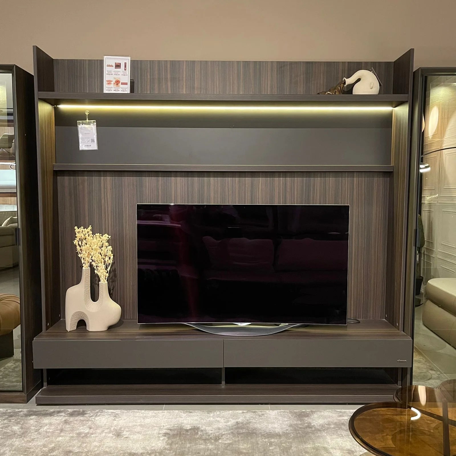 Display Item Lipa Middle T.V Block Module  - Modular TV / Wall Unit  YOLIPA-TVB - YAS -  DISPLAY ITEM - ebarza Furniture UAE | Shop Modern Furniture in Abu Dhabi & Dubai - مفروشات ايبازرا في الامارات | تسوق اثاث عصري وديكورات مميزة في دبي وابوظبي