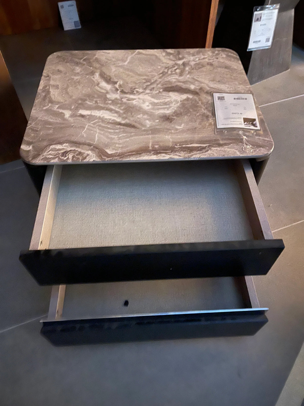 Display Item - 2X Beretta Bed Side Table Beretta-Table - Yas