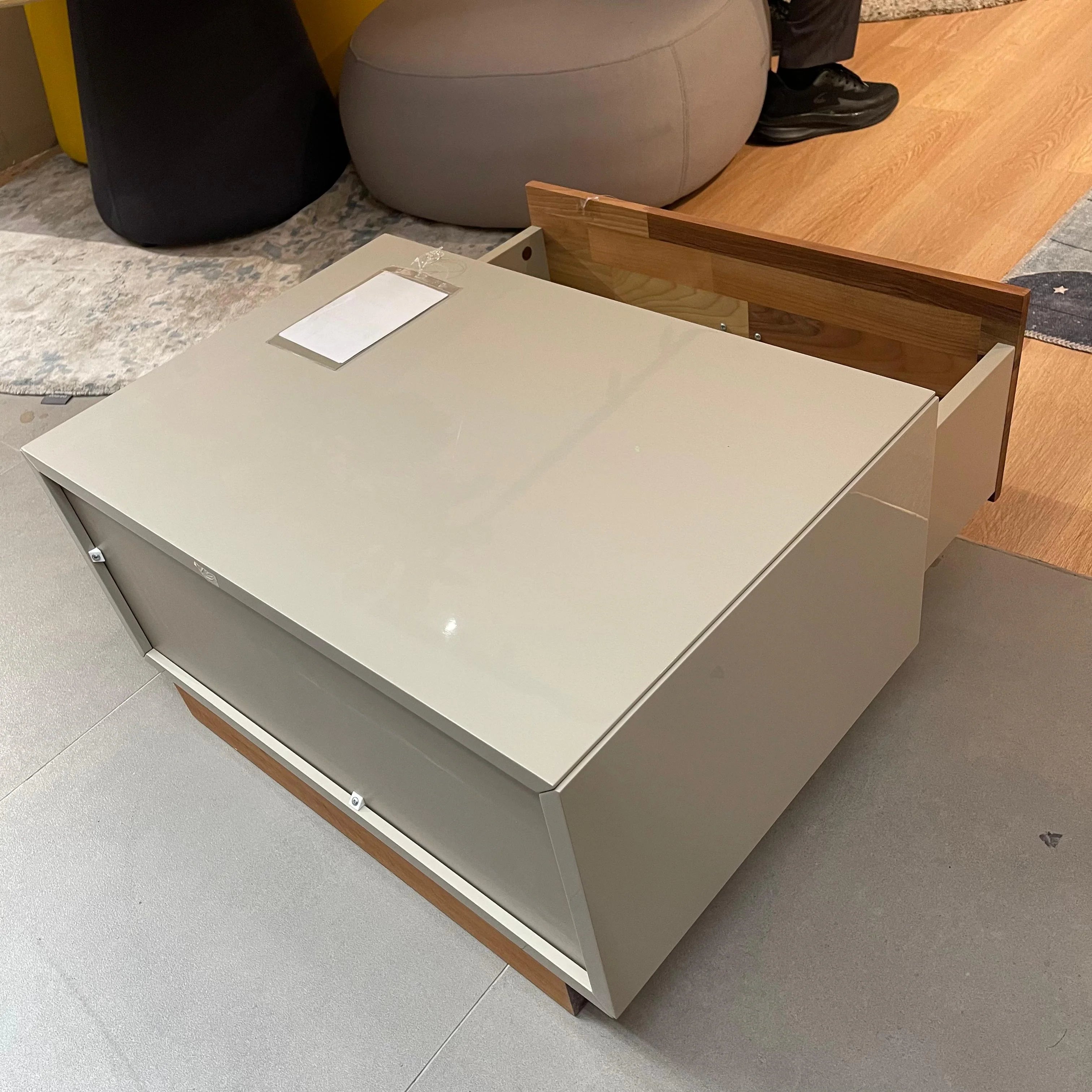 Display Item - 2X Prizma Bedside Table Prizma001-Table -YAS -  DISPLAY ITEM - ebarza Furniture UAE | Shop Modern Furniture in Abu Dhabi & Dubai - مفروشات ايبازرا في الامارات | تسوق اثاث عصري وديكورات مميزة في دبي وابوظبي