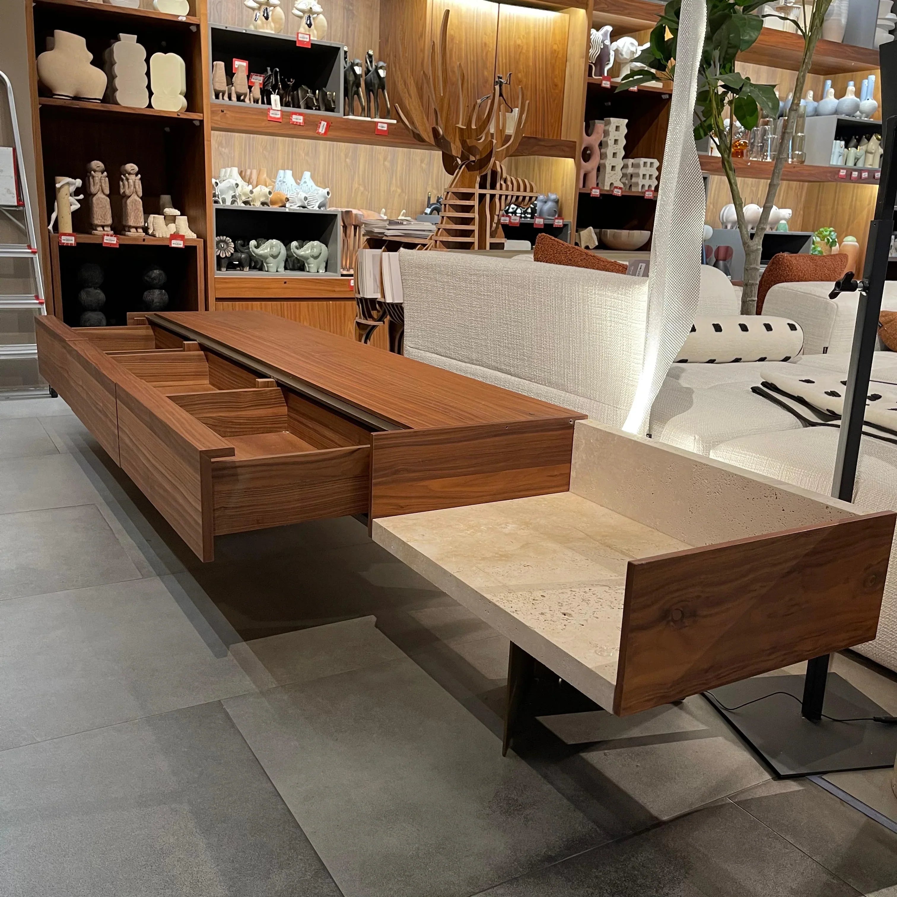 Display Item - Edessa Tv Unit Edsa-Tv - YAS -  DISPLAY ITEM - ebarza Furniture UAE | Shop Modern Furniture in Abu Dhabi & Dubai - مفروشات ايبازرا في الامارات | تسوق اثاث عصري وديكورات مميزة في دبي وابوظبي