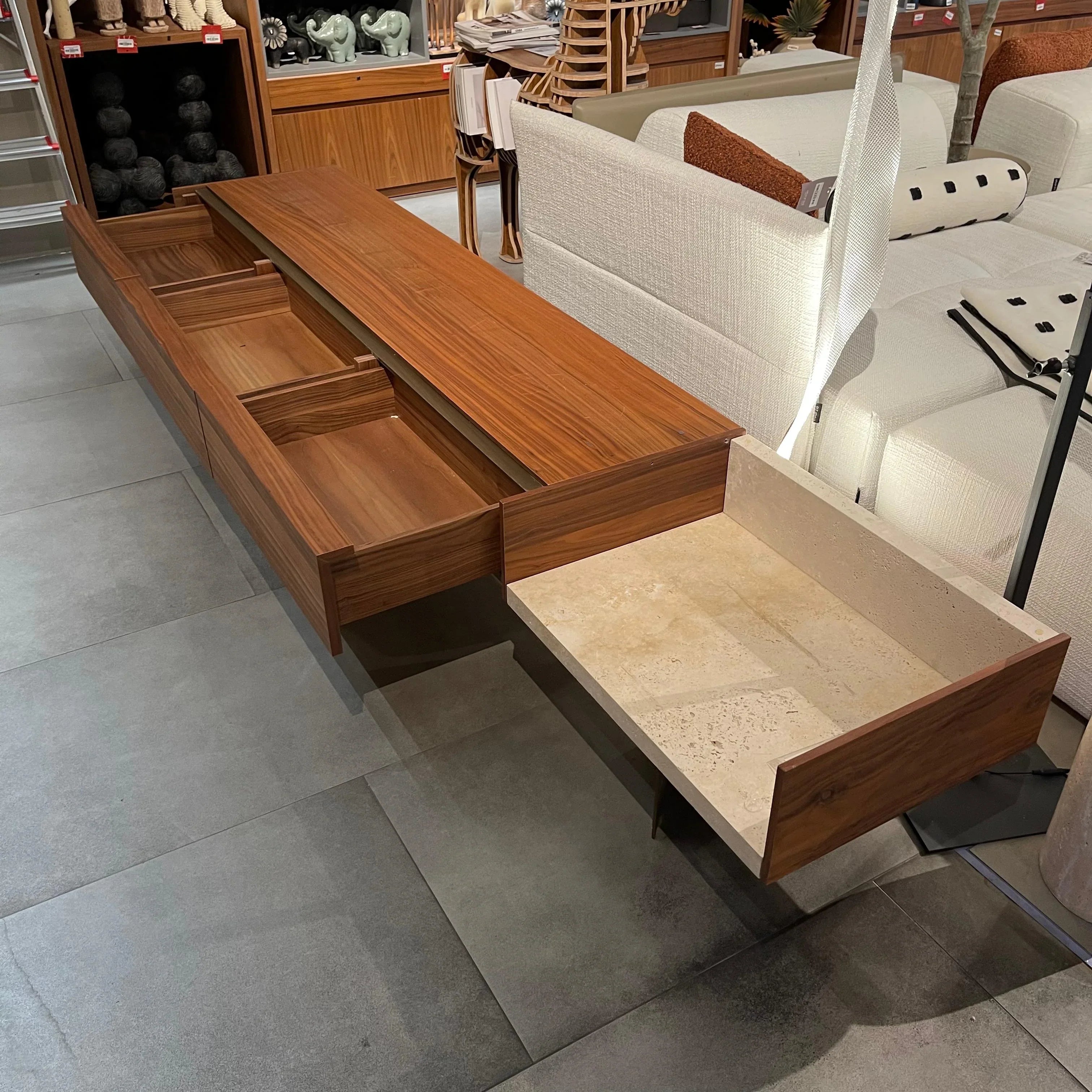 Display Item - Edessa Tv Unit Edsa-Tv - YAS -  DISPLAY ITEM - ebarza Furniture UAE | Shop Modern Furniture in Abu Dhabi & Dubai - مفروشات ايبازرا في الامارات | تسوق اثاث عصري وديكورات مميزة في دبي وابوظبي