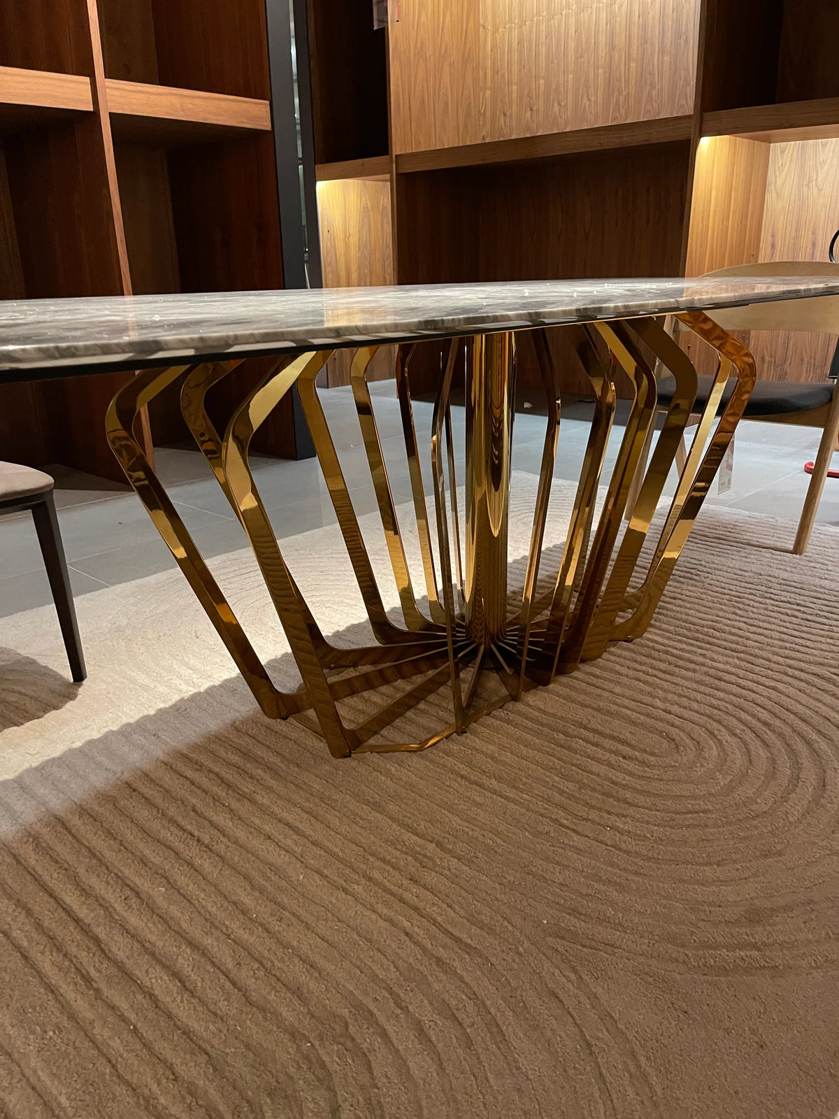 Display Item - Havana Natural Marble Dining Table 101Dt - Yas