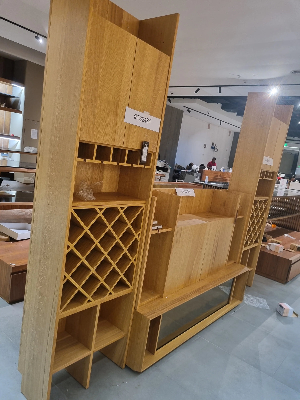 Display Item Hera Wall Unit Bookshelves Double Module Hera-Wall61YAS