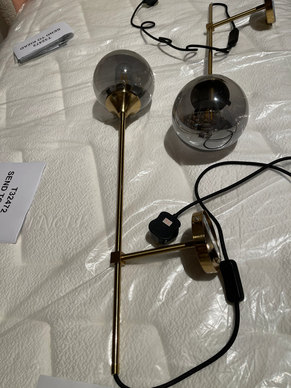 Display Item - Majestic Wall Lamp Cy-New-073-G - Yas