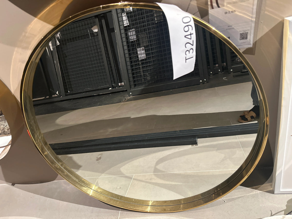 Display Item - Milan Mirror With Golden Frame Milan095-Mirror - Yas