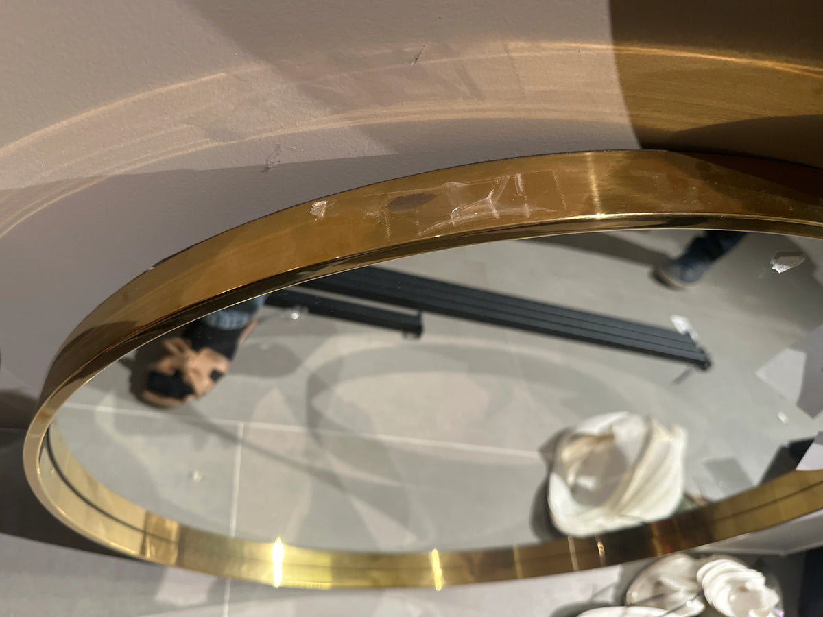 Display Item - Milan Mirror With Golden Frame Milan095-Mirror - Yas