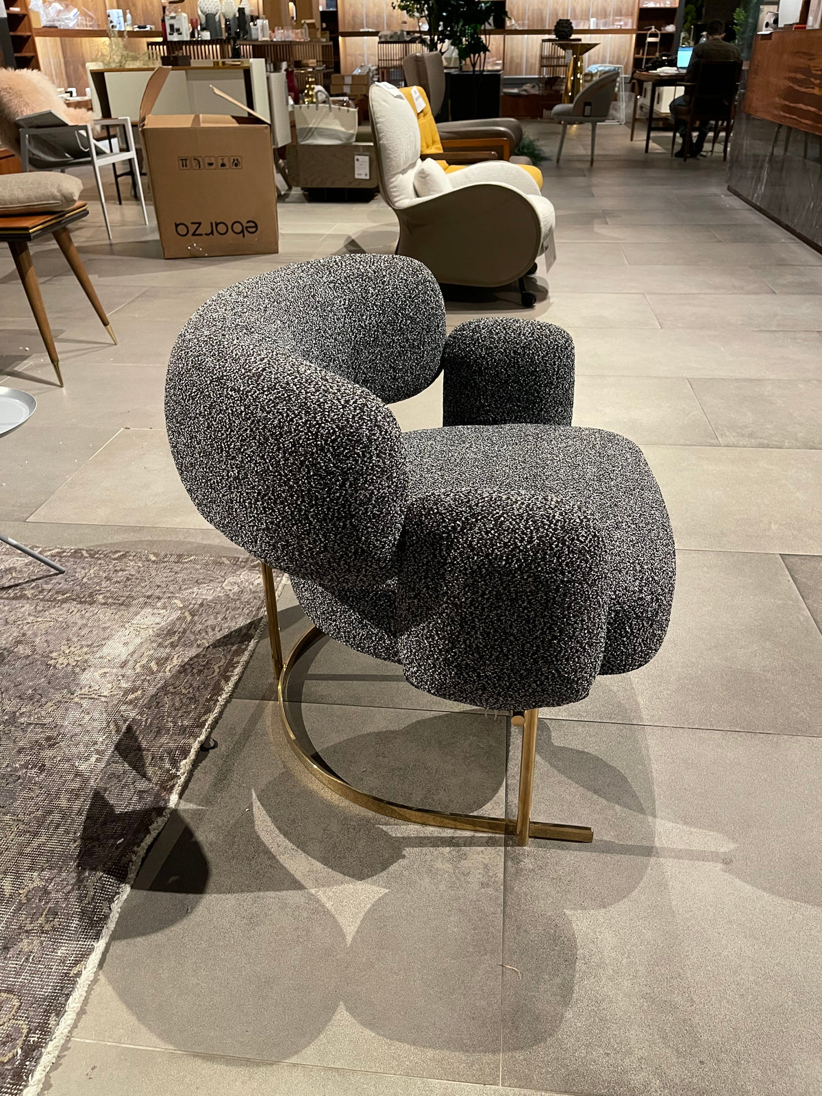 Display Item - Opera Lounge Chair Lc062-Dark Grey - Yas