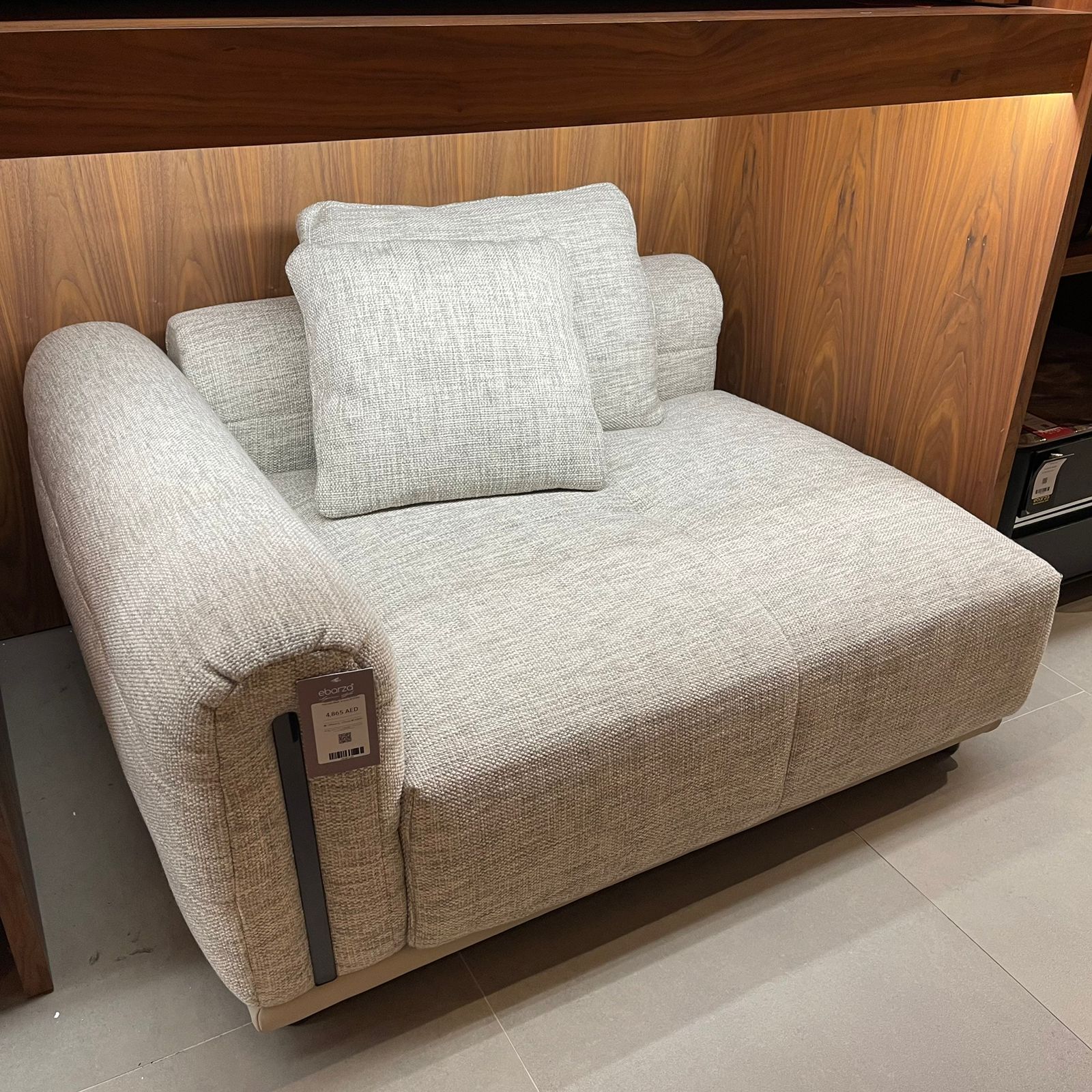 Display Item - Quadro Single Seater Modular Sofa With LEFT Armrest B-SF093 - YAS -  DISPLAY ITEM - ebarza Furniture UAE | Shop Modern Furniture in Abu Dhabi & Dubai - مفروشات ايبازرا في الامارات | تسوق اثاث عصري وديكورات مميزة في دبي وابوظبي