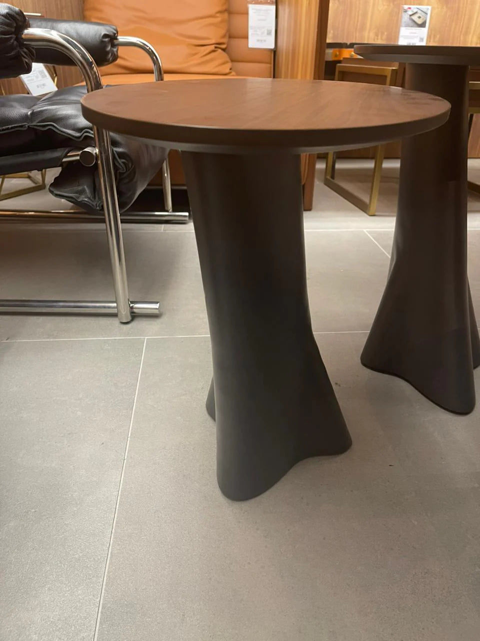 Set of 2 Guzzi side tables by Togo Home Style, showcasing modern design with sleek surfaces and sturdy bases.