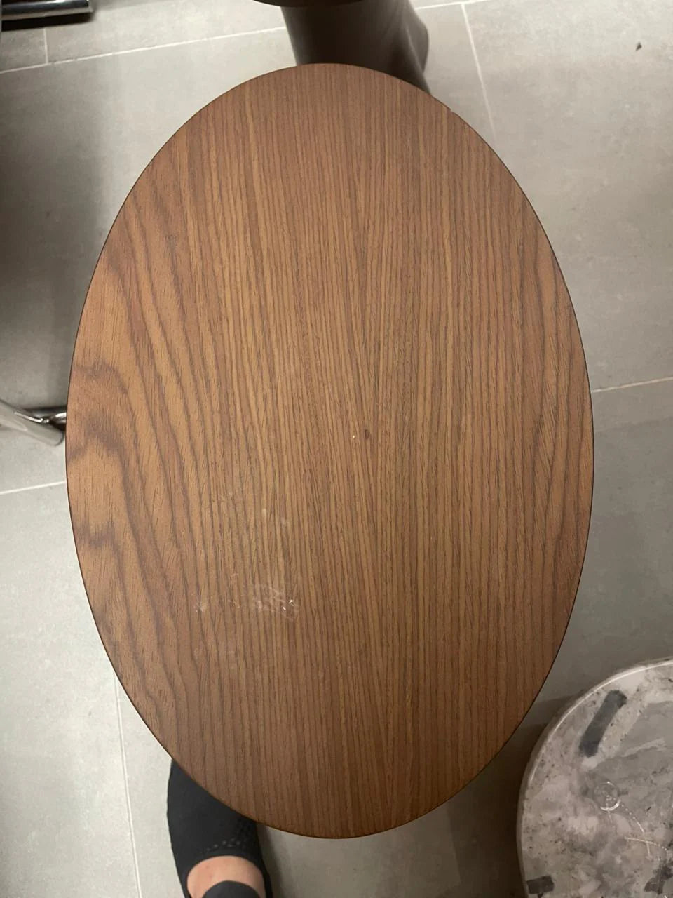 Set of 2 Guzzi side tables by Togo Home Style, modern display items with sleek design and natural wood finish.
