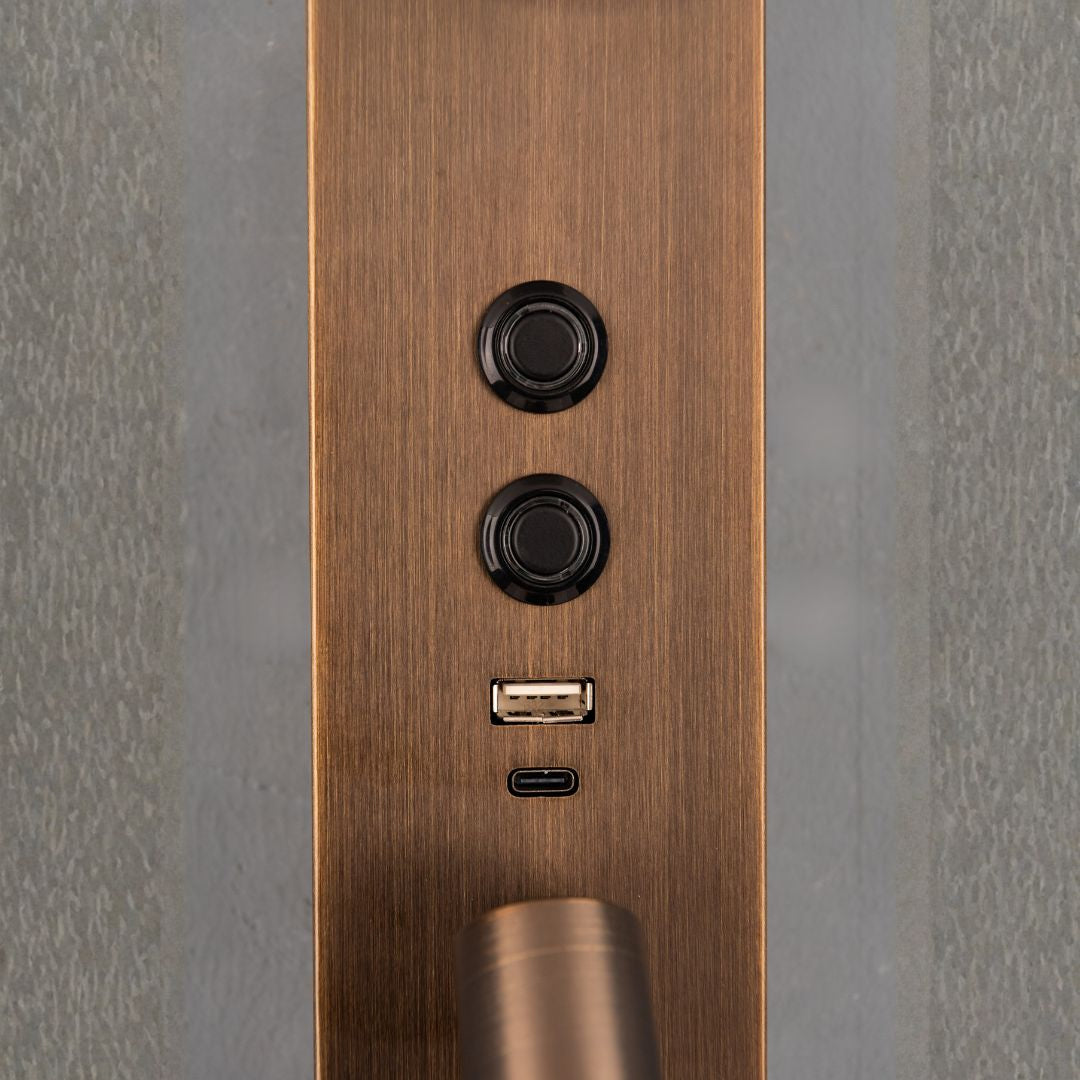 Diva Hotel Style Headboard/ Wall Reading Lamp Diva-Ez-WL(D)-28AB -  Wall Lamps - ebarza Furniture UAE | Shop Modern Furniture in Abu Dhabi & Dubai - مفروشات ايبازرا في الامارات | تسوق اثاث عصري وديكورات مميزة في دبي وابوظبي