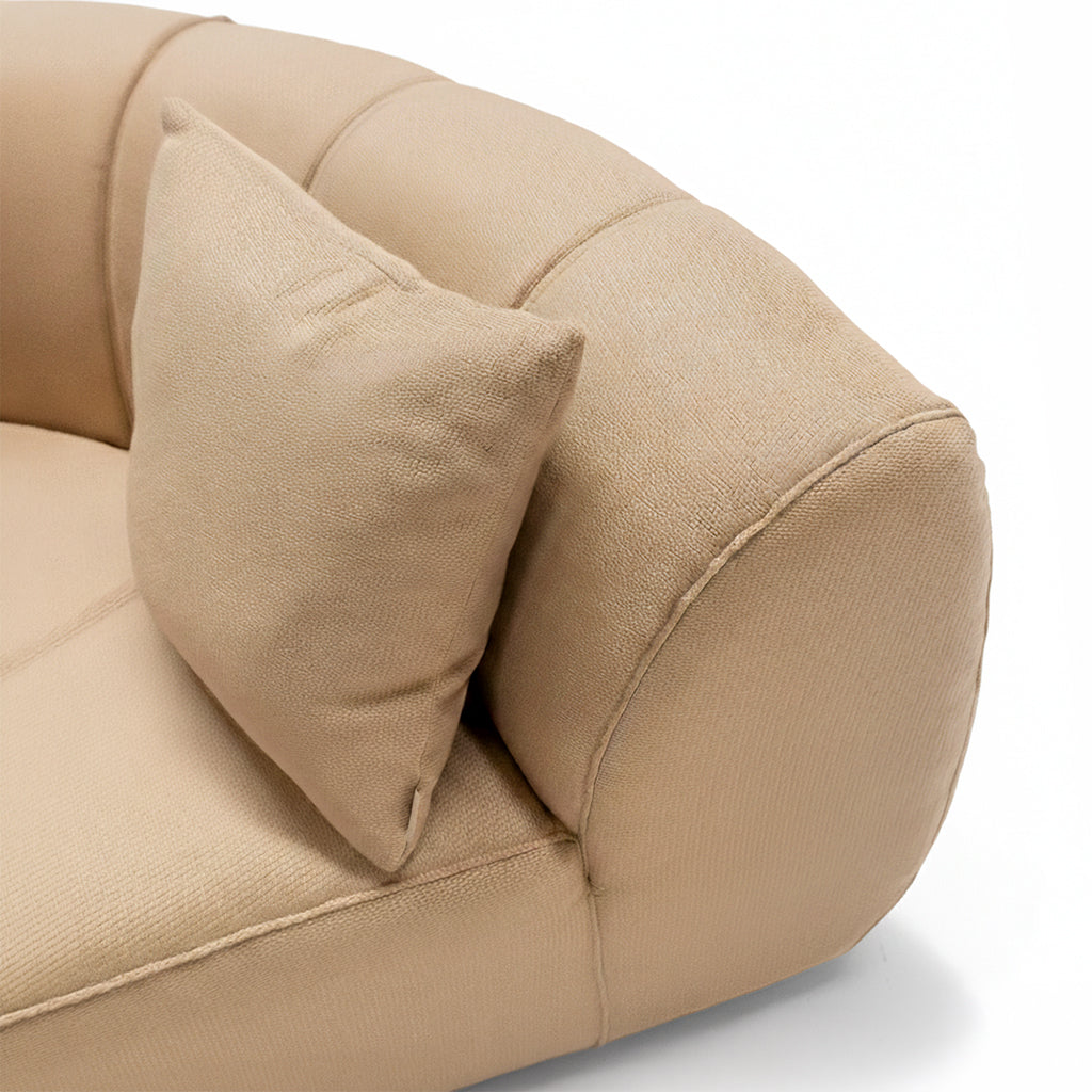 Duna Corner Outdoor Sofa Model LT-E-C02B+2*CU-02 -  Outdoor Sofas - ebarza Furniture UAE | Shop Modern Furniture in Abu Dhabi & Dubai - مفروشات ايبازرا في الامارات | تسوق اثاث عصري وديكورات مميزة في دبي وابوظبي