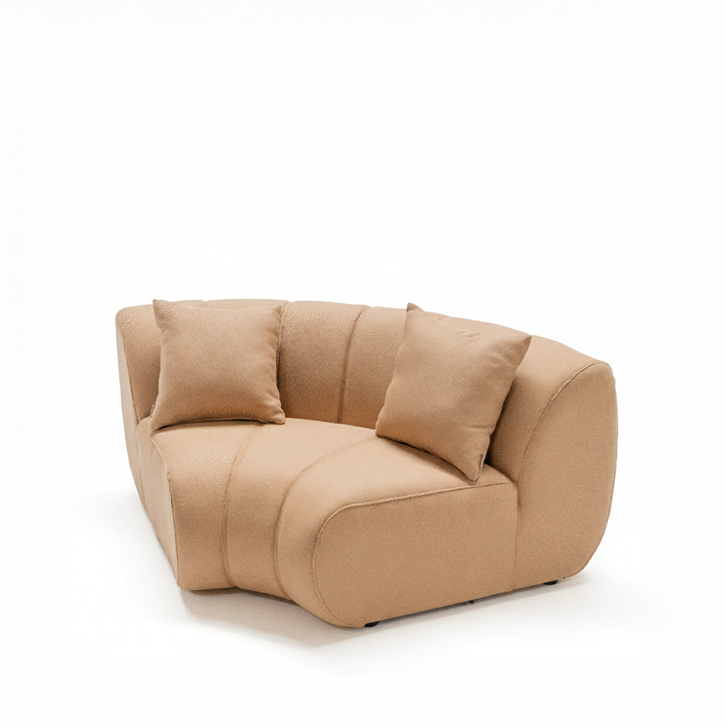 Duna Corner Outdoor Sofa Model LT-E-C02B+2*CU-02 -  Outdoor Sofas - ebarza Furniture UAE | Shop Modern Furniture in Abu Dhabi & Dubai - مفروشات ايبازرا في الامارات | تسوق اثاث عصري وديكورات مميزة في دبي وابوظبي