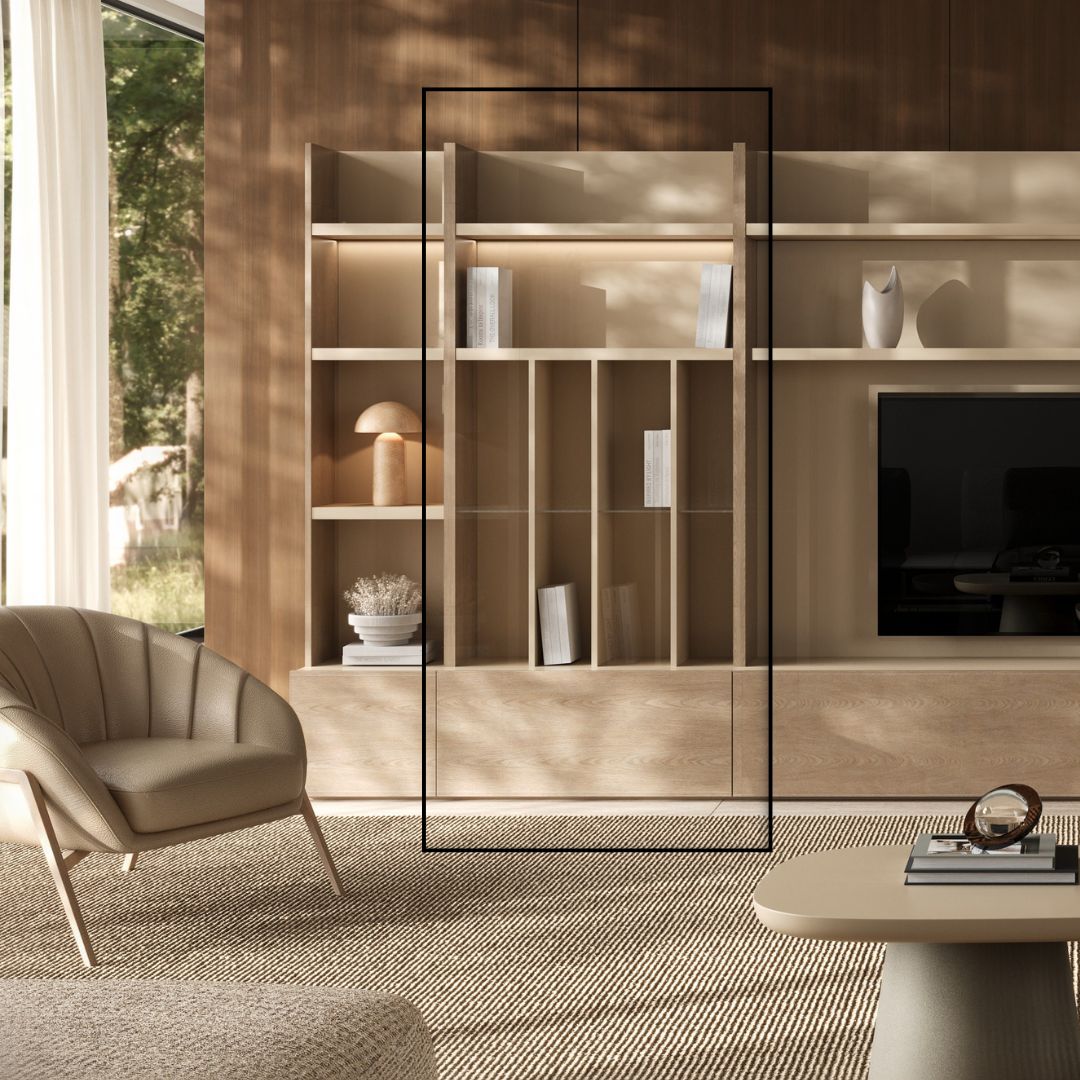 Pre-order 90 Days Delivery ENYA Glass Shelf Module 90 cm Wall unit