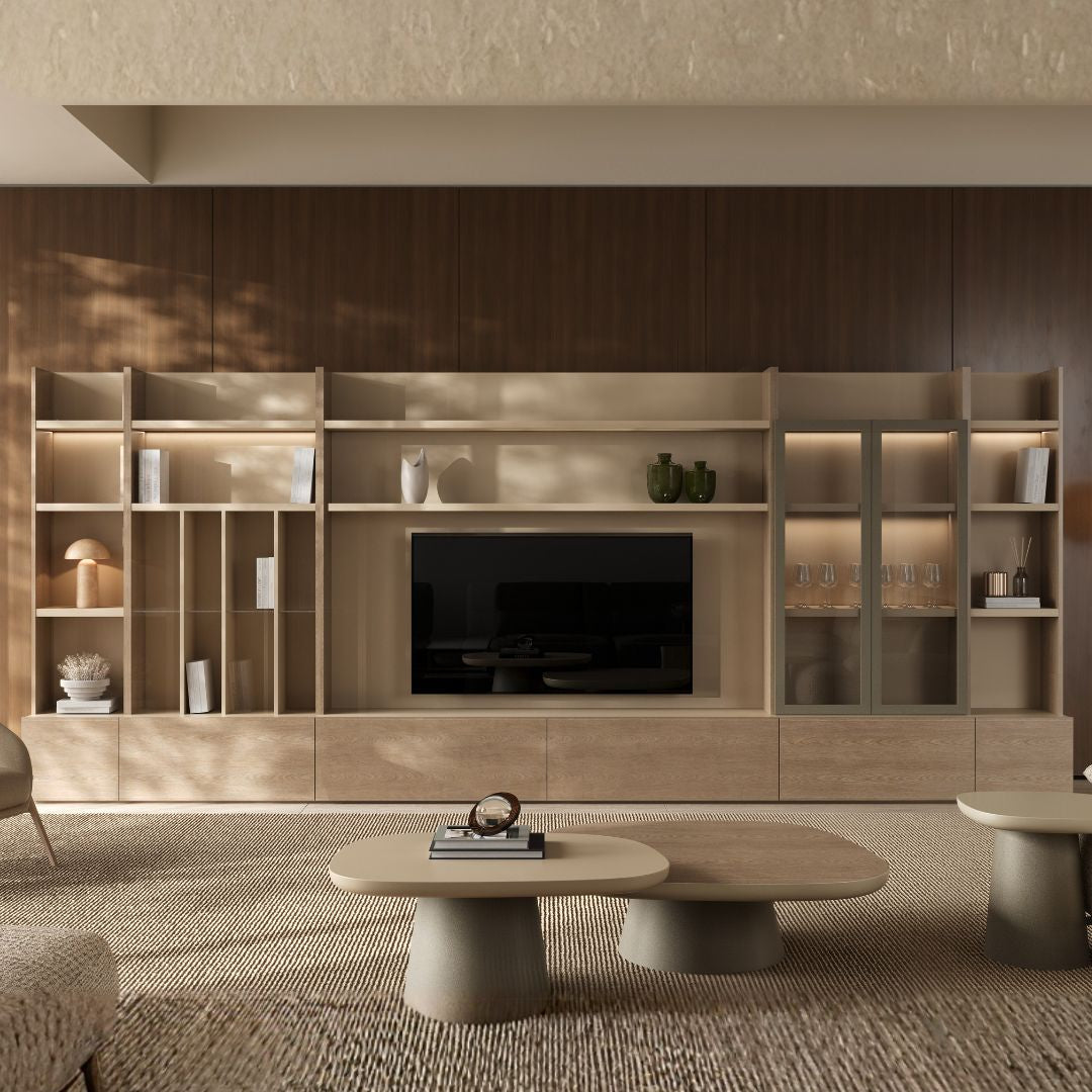 Pre-order 90 Days Delivery ENYA Glass Shelf Module 90 cm Wall unit