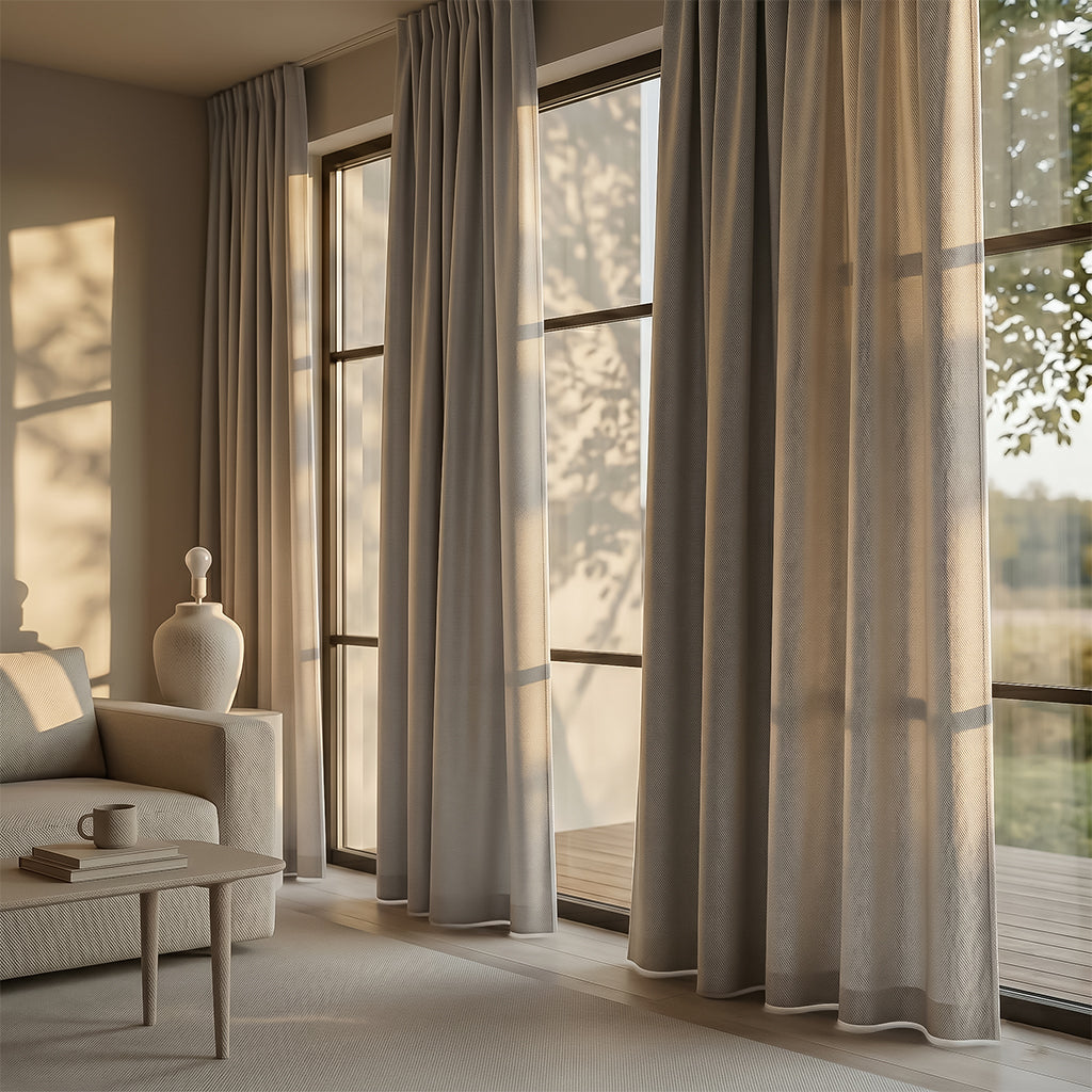 Elegant Aspendos window curtain fabric by BONA HOME, featuring a stylish design suitable for curtains and drapes.