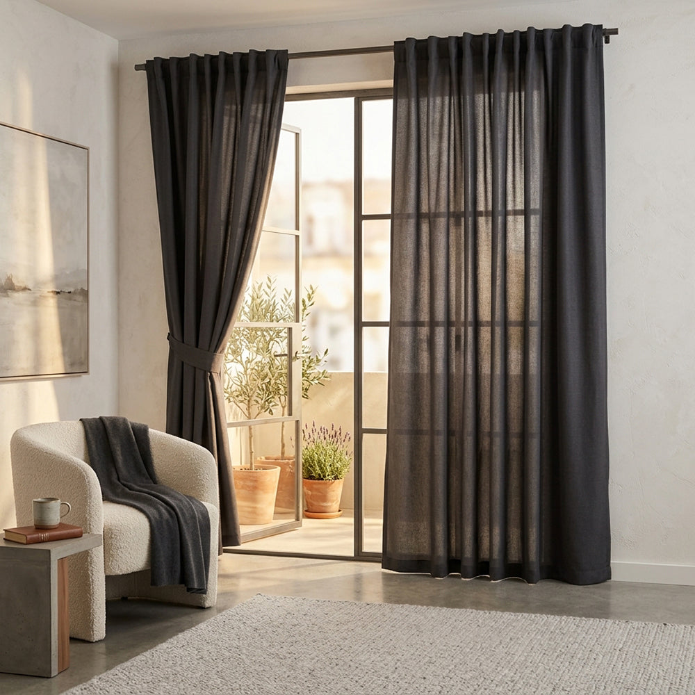 Elegant Aspendos window curtain fabric by BONA HOME, featuring a stylish design suitable for curtains and drapes.