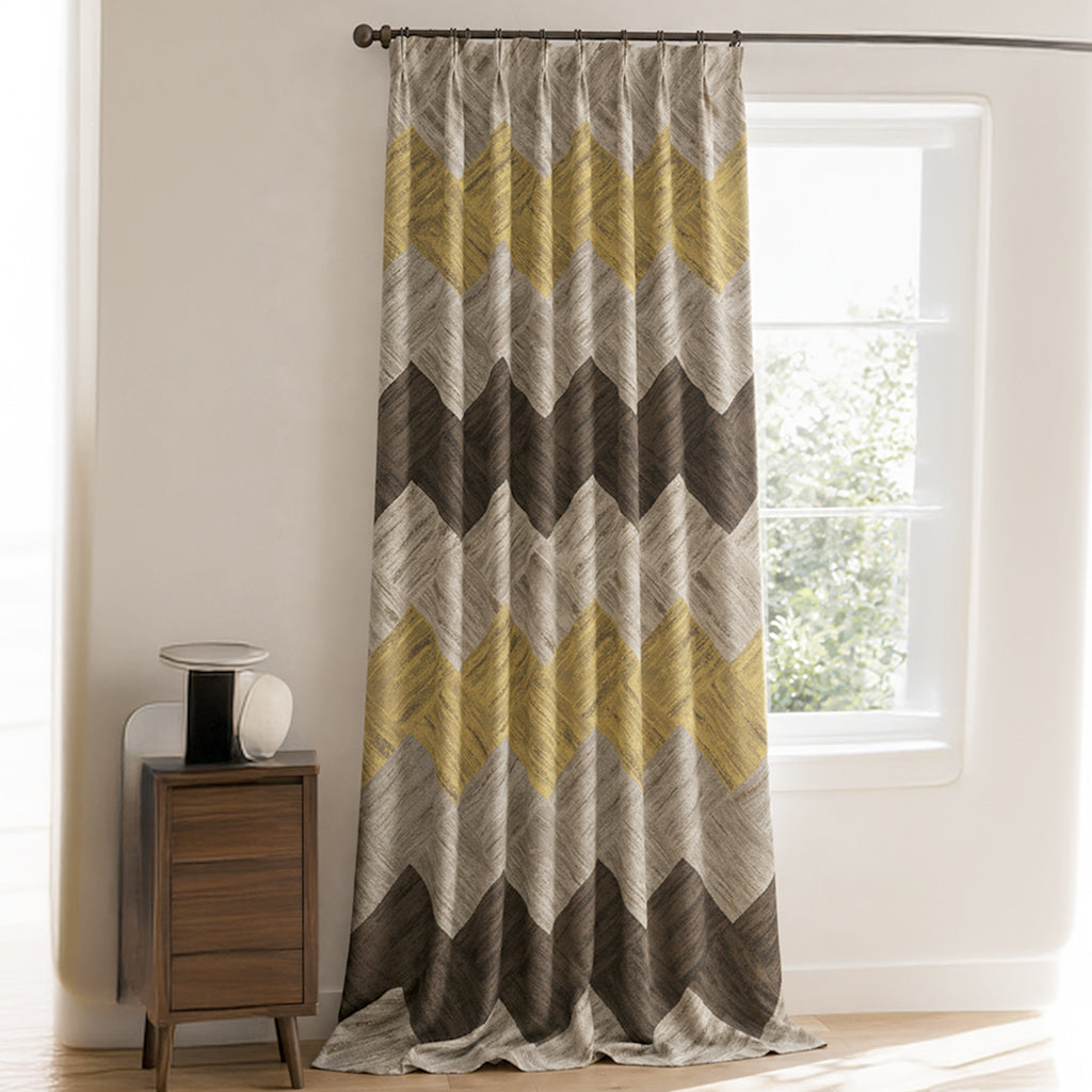 Elegant Window Curtain Fabric  Bh-Df5312A-V-4302