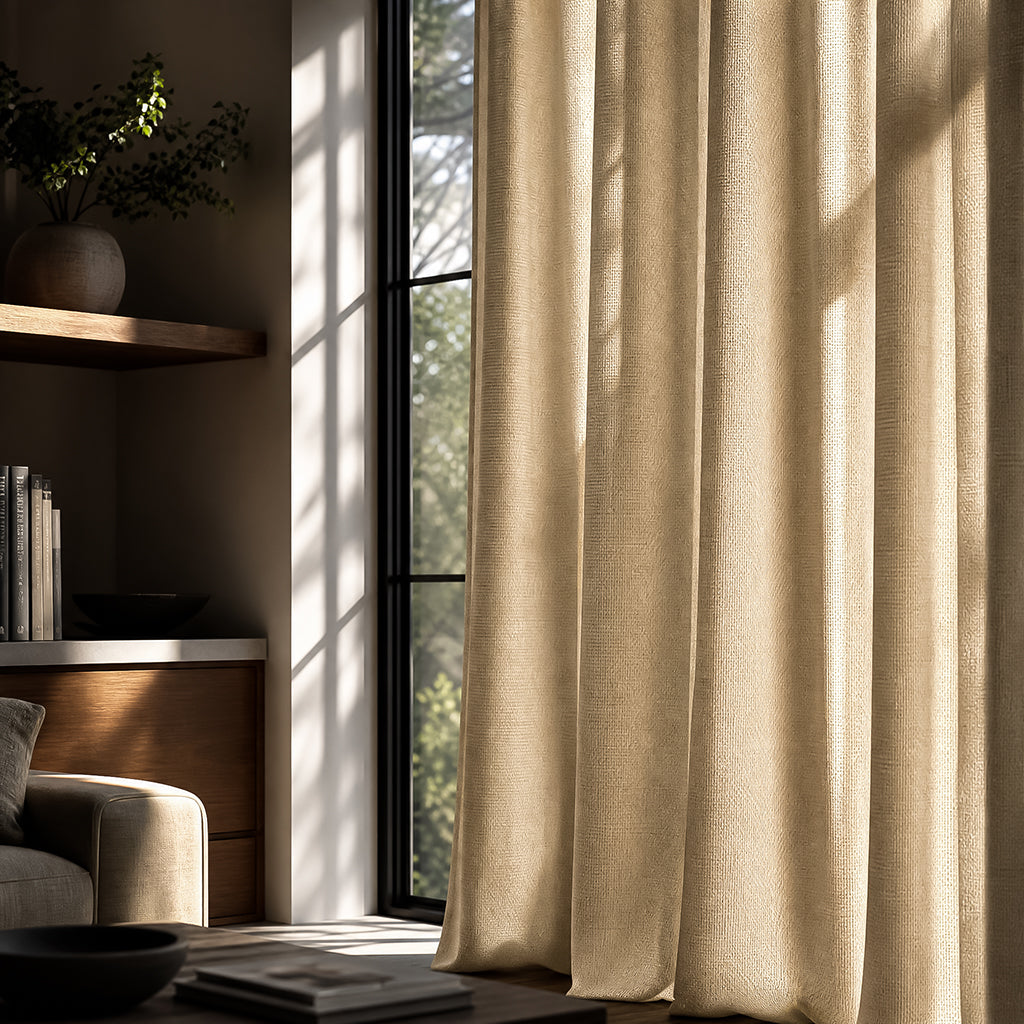 Elegant Window Curtain Fabric Bh-Leno108-V-06